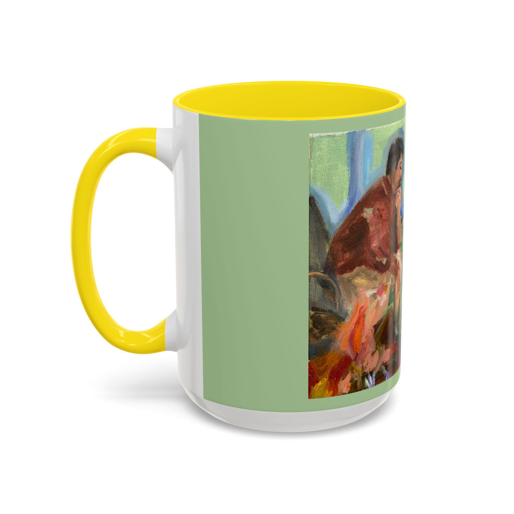 "Chess With Dad"; Accent Coffee Mug (11, 15oz)