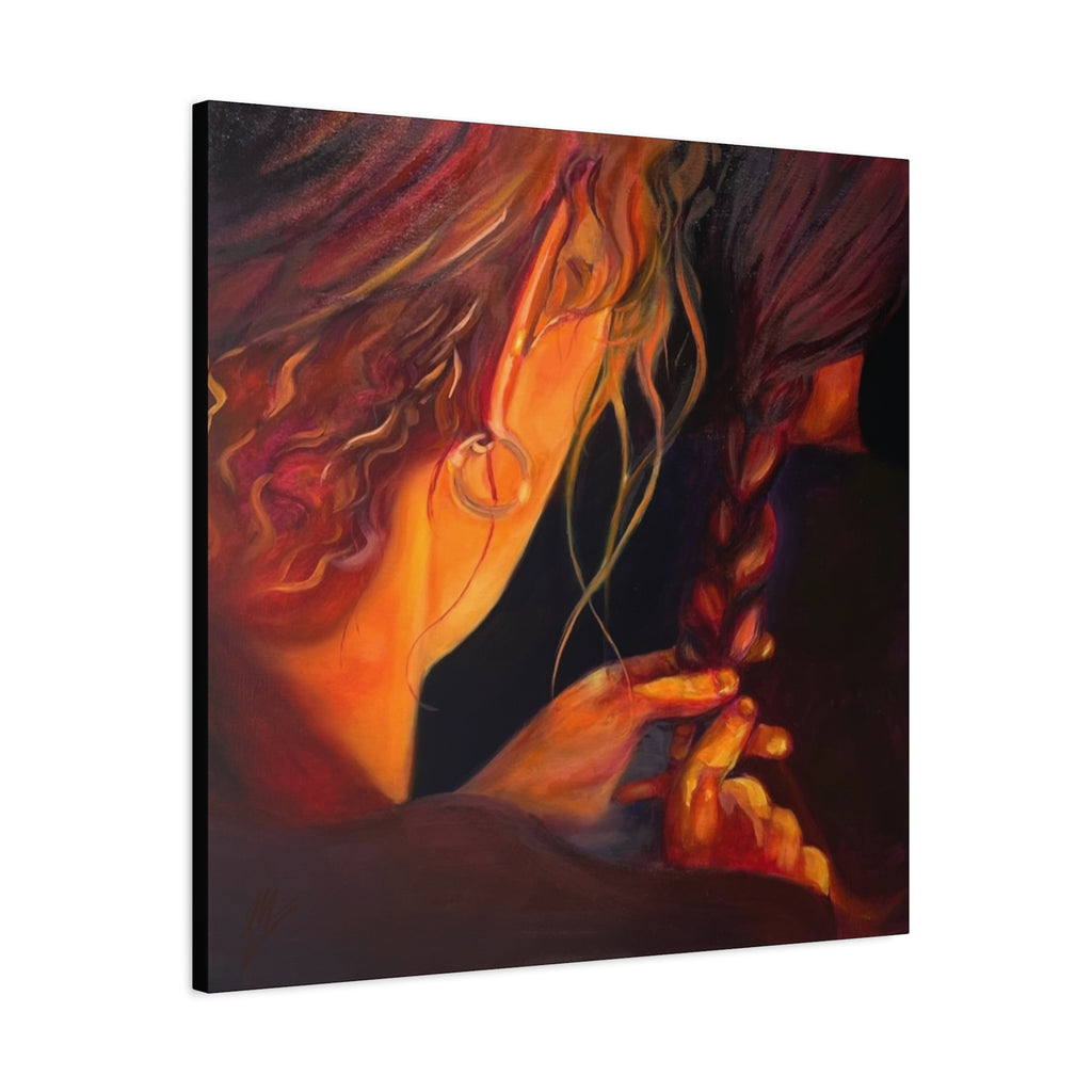 "The Weaver and the Woven"; Matte Canvas, Stretched, 1.25"