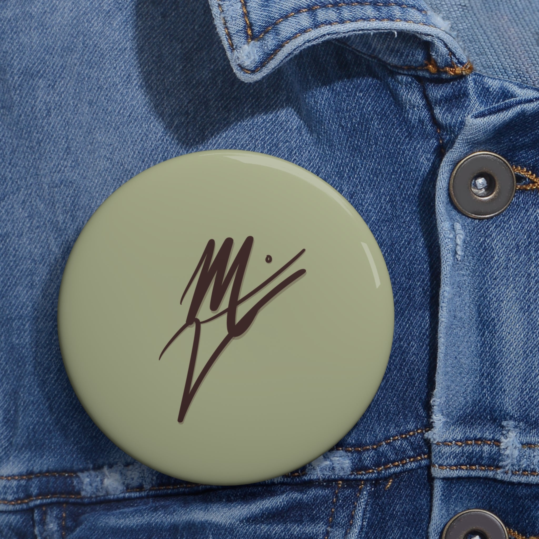 Logo Pin Button