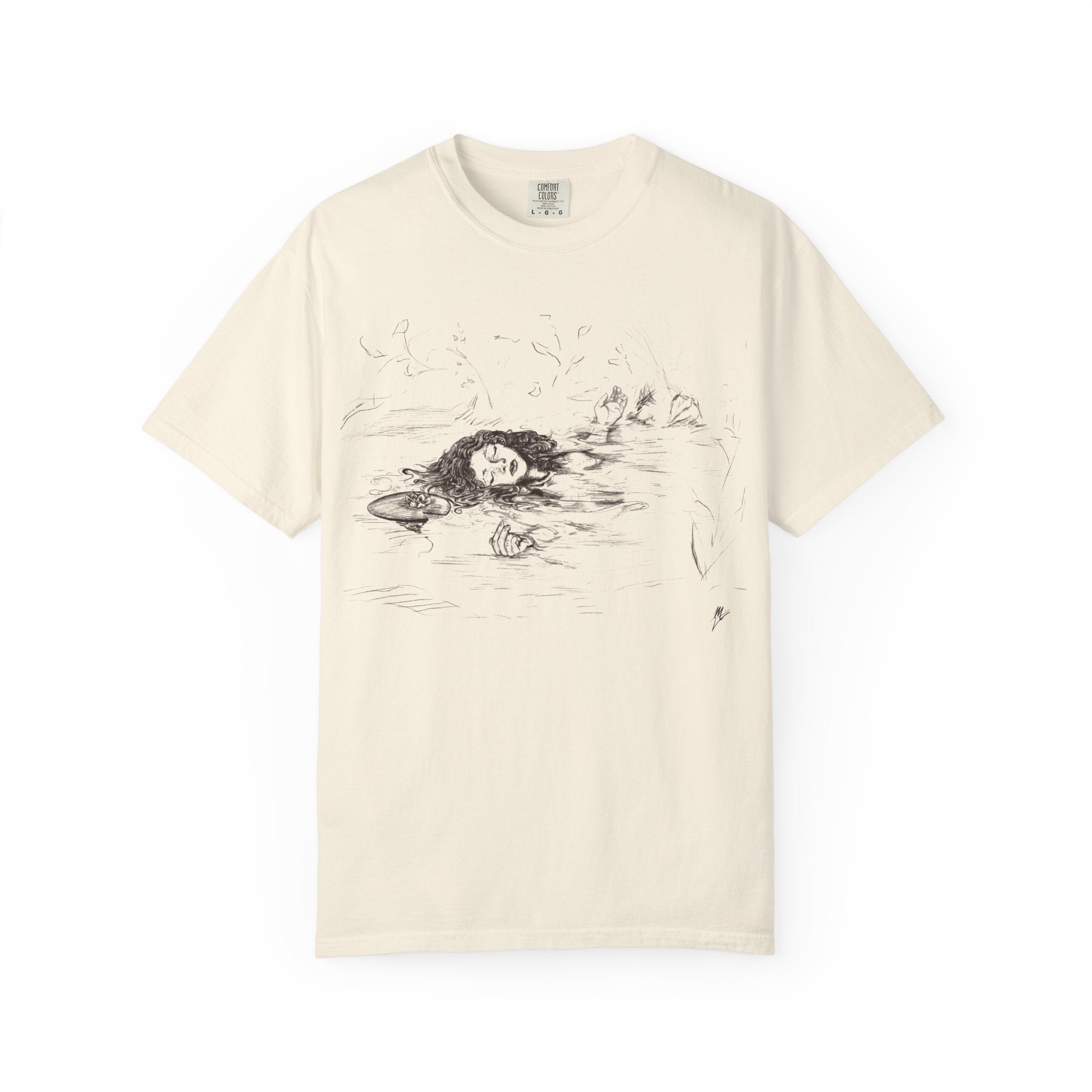 "Ophelia"; Unisex Garment-Dyed T-shirt