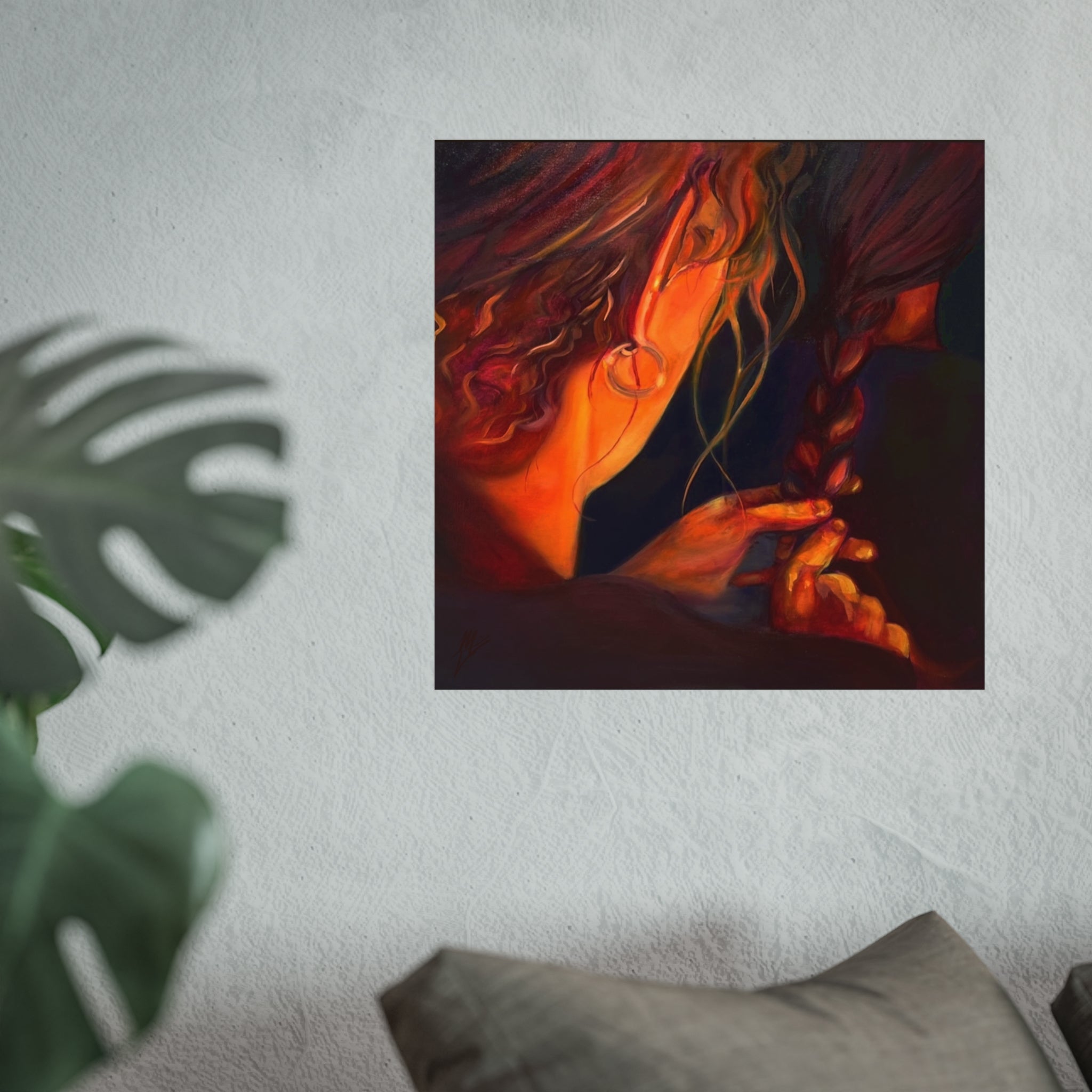 "The Weaver And The Woven"; Fine Art Poster