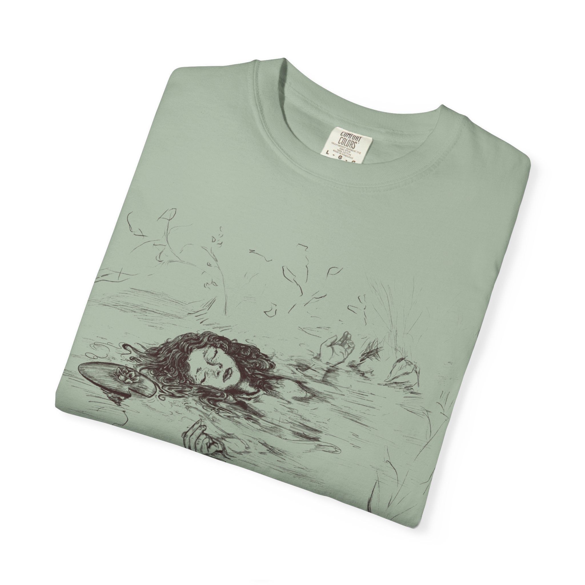 "Ophelia"; Unisex Garment-Dyed T-shirt