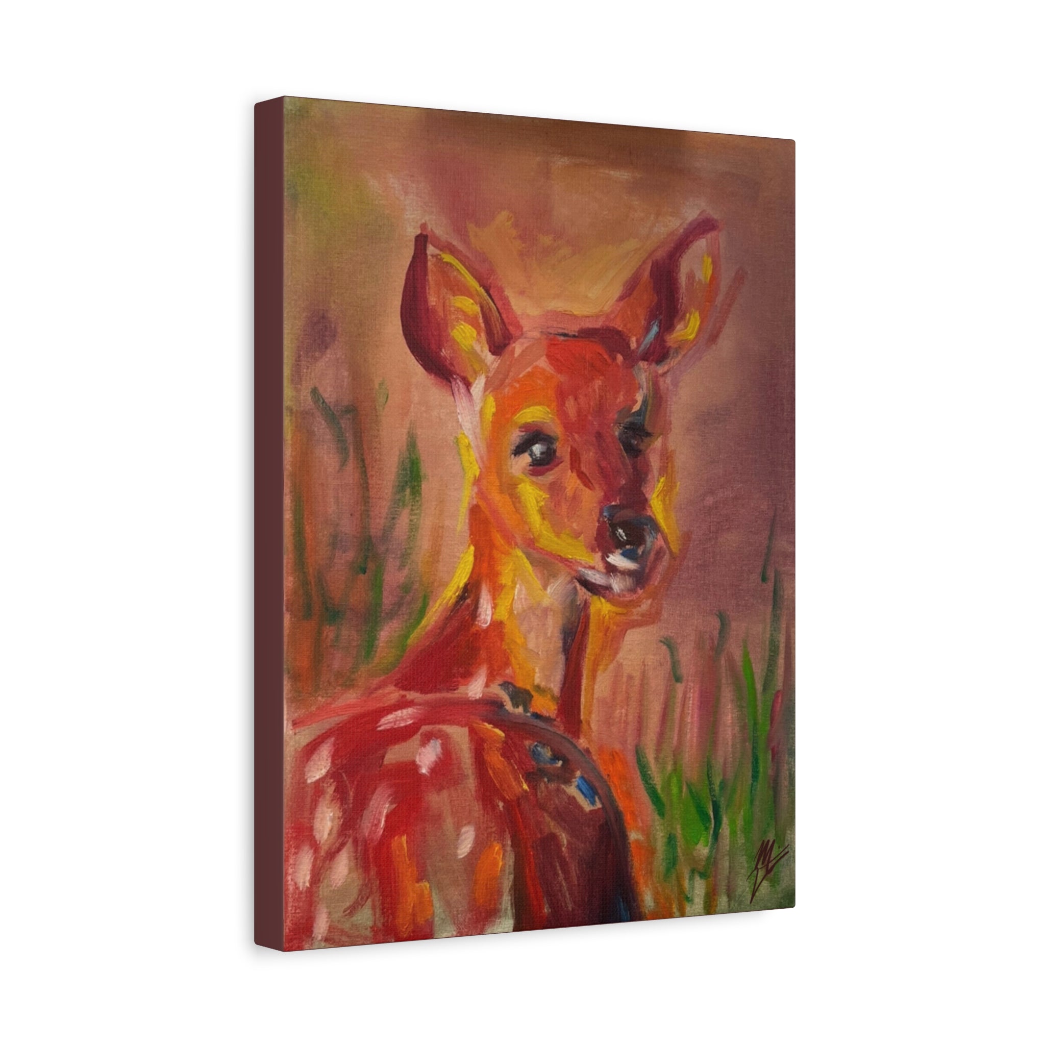 "Fawn 02"; Matte Canvas, Stretched, 1.25"