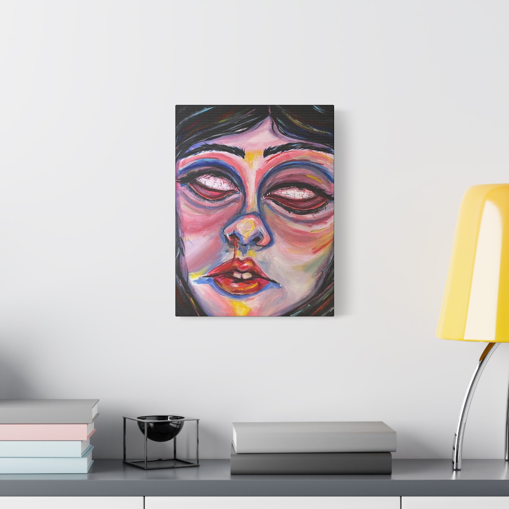 "Insomniac"; Matte Canvas, Stretched, 1.25"
