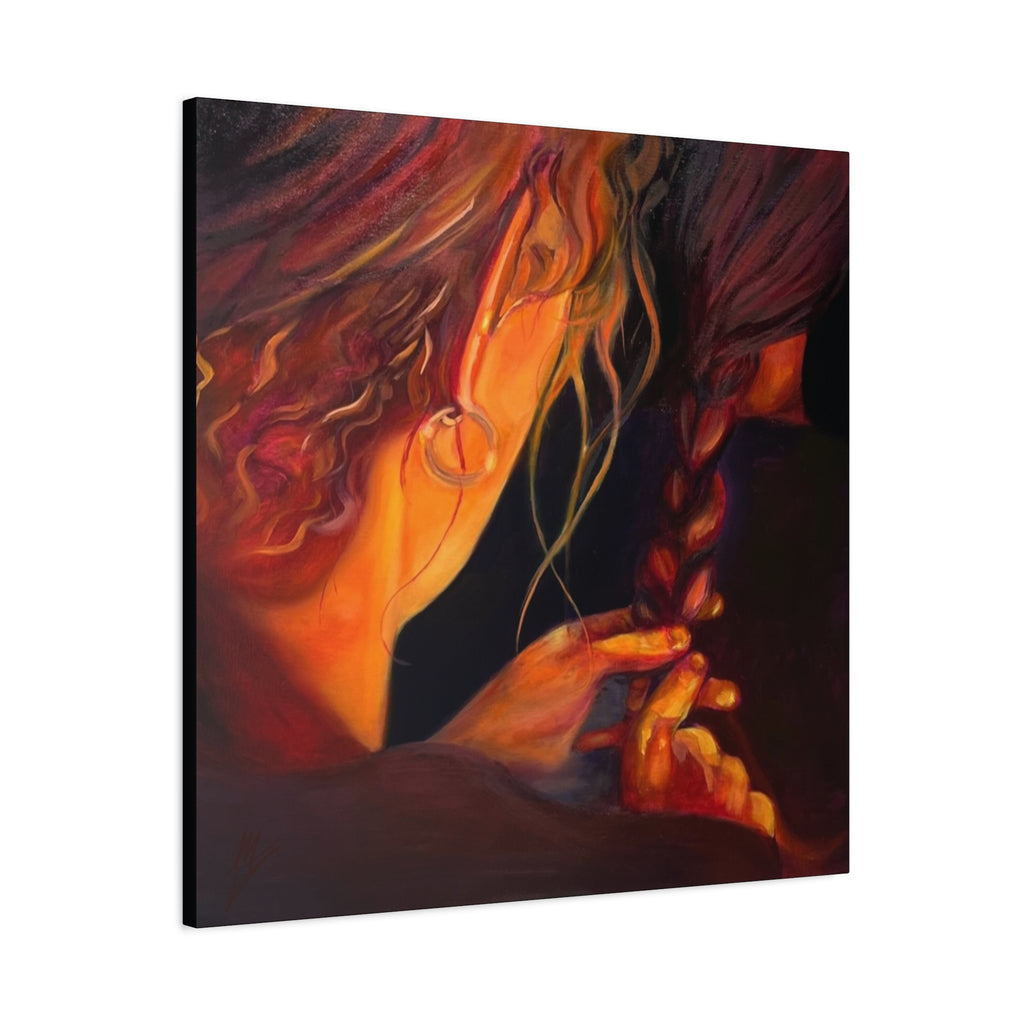 "The Weaver and the Woven"; Matte Canvas, Stretched, 1.25"