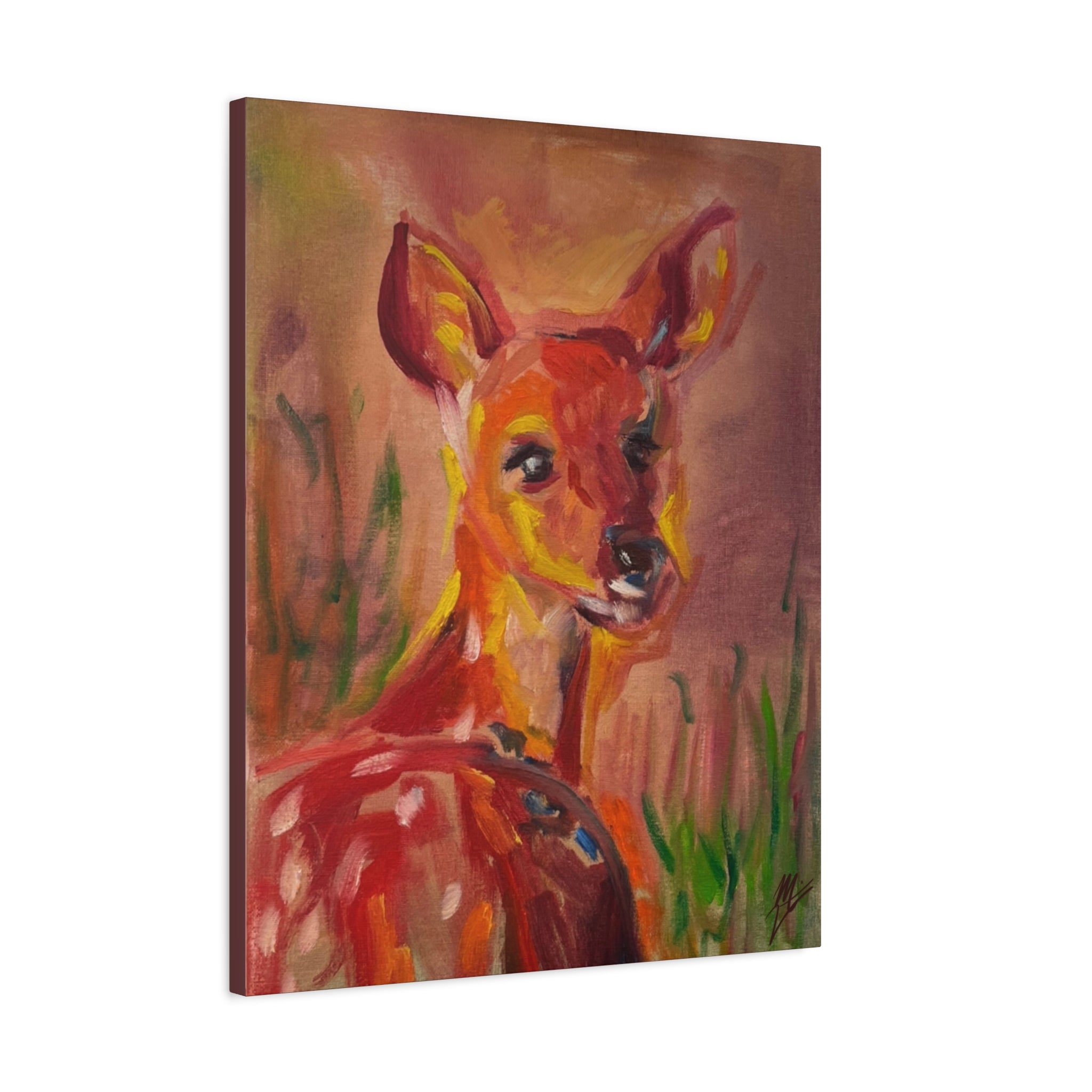 "Fawn 02"; Matte Canvas, Stretched, 1.25"