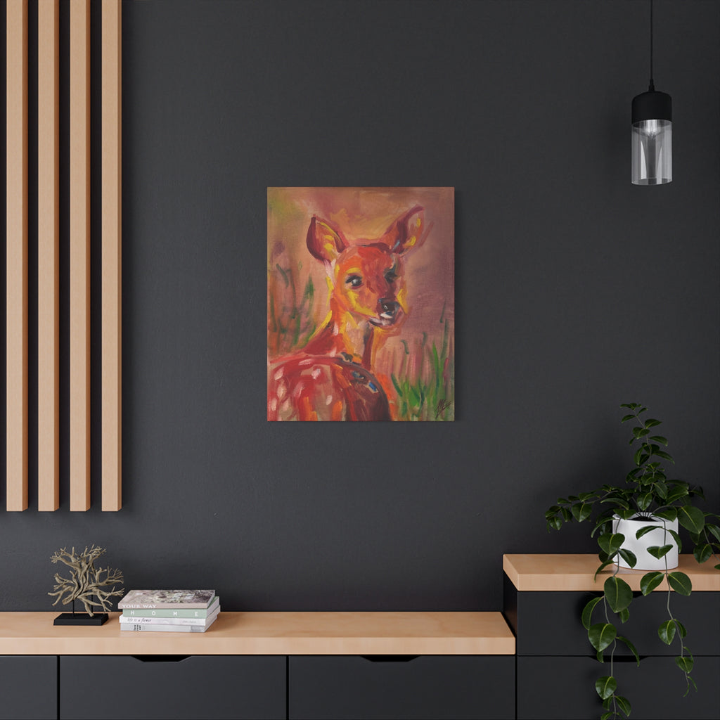 "Fawn 02"; Matte Canvas, Stretched, 1.25"