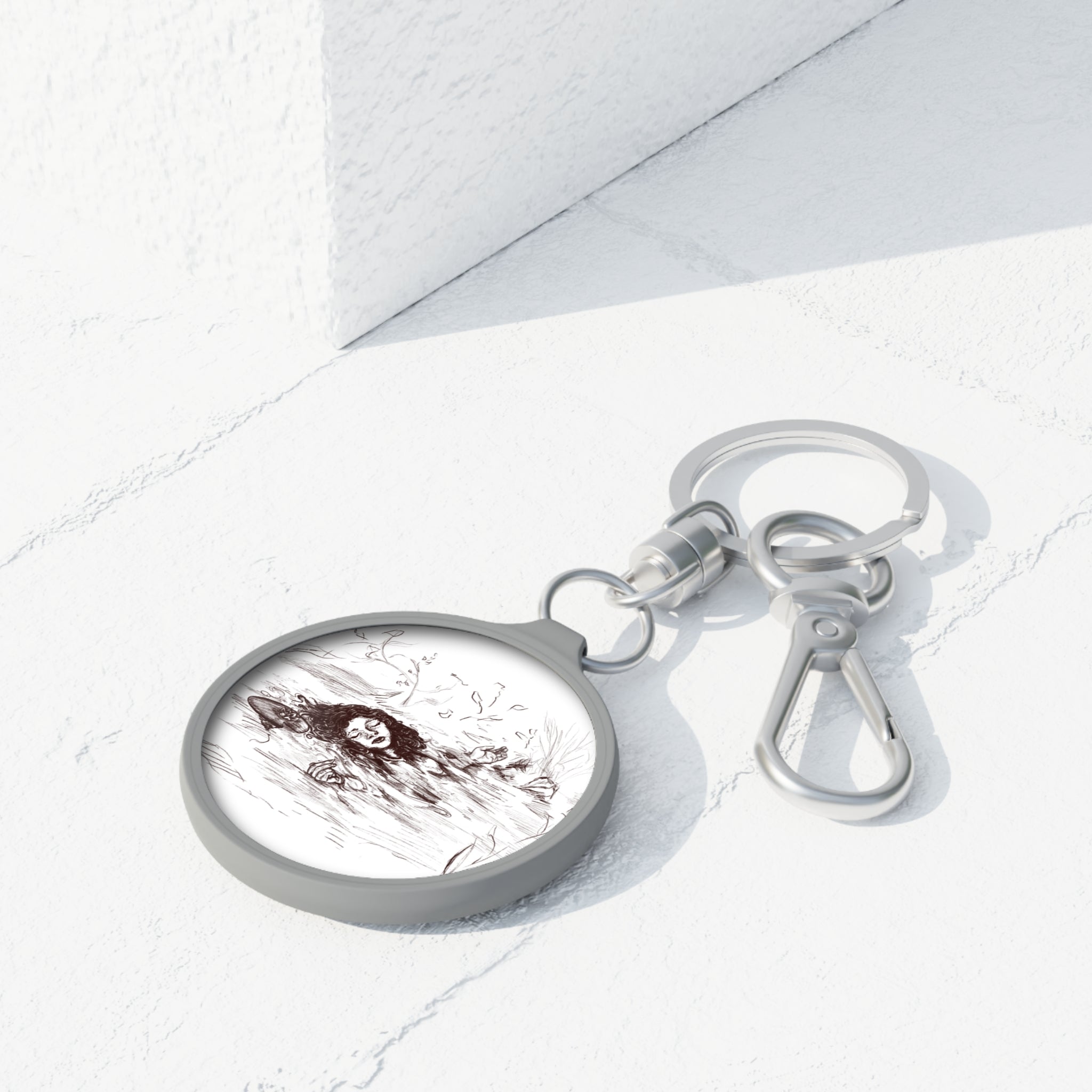 "Ophelia"; Keyring Tag