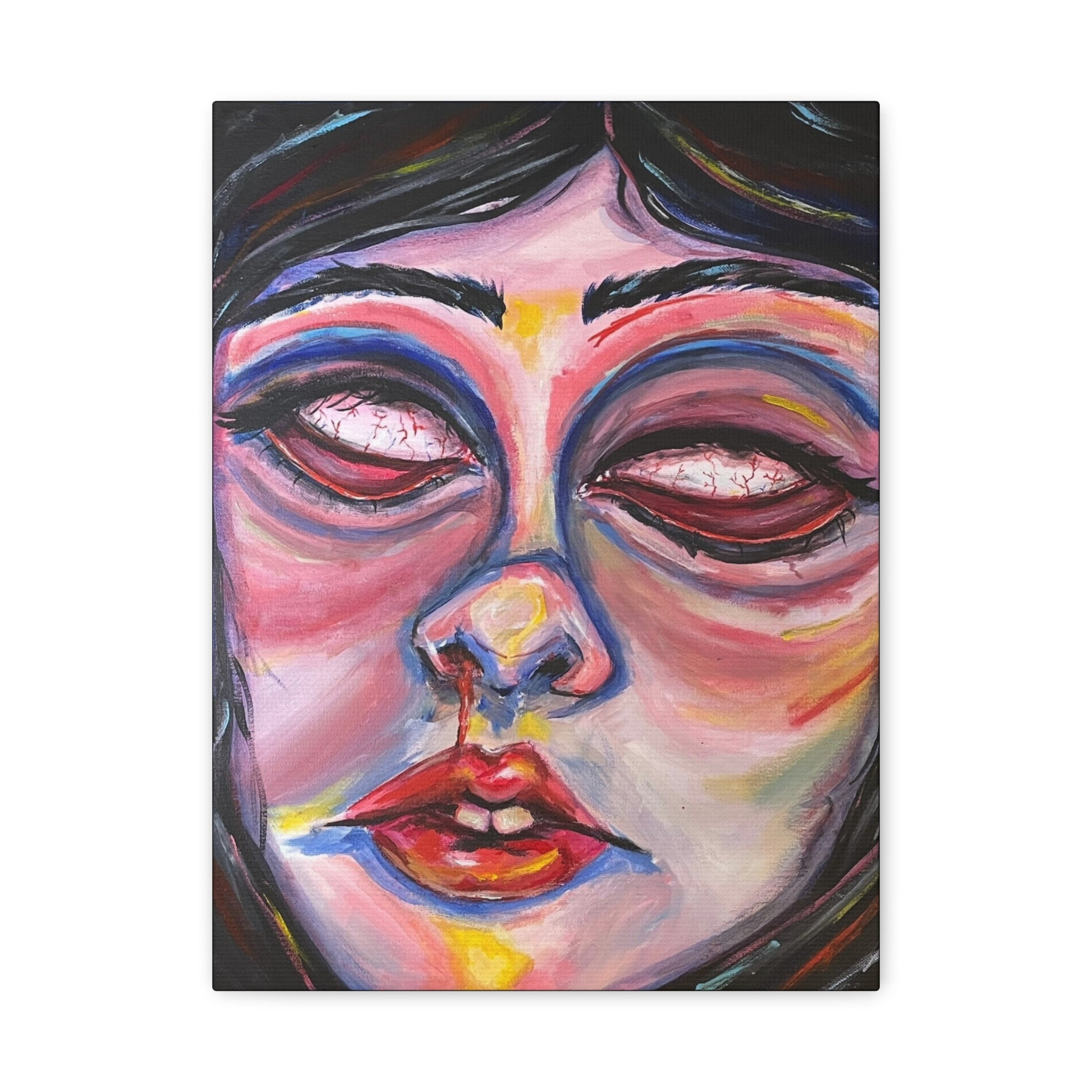 "Insomniac"; Matte Canvas, Stretched, 1.25"