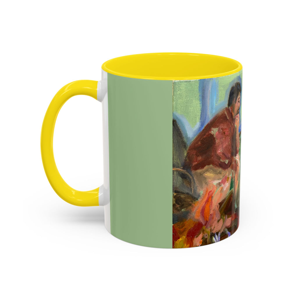 "Chess With Dad"; Accent Coffee Mug (11, 15oz)