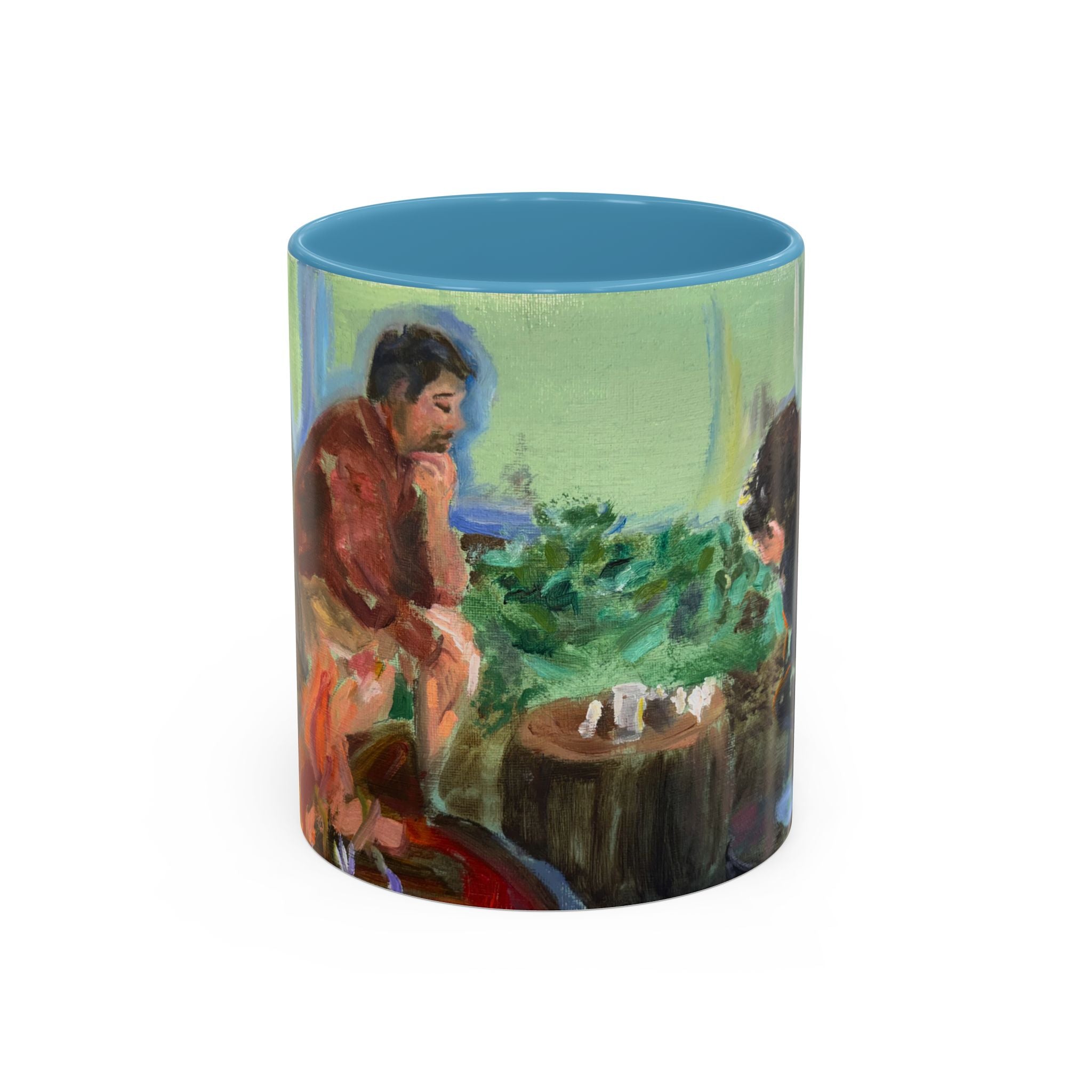 "Chess With Dad"; Accent Coffee Mug (11, 15oz)