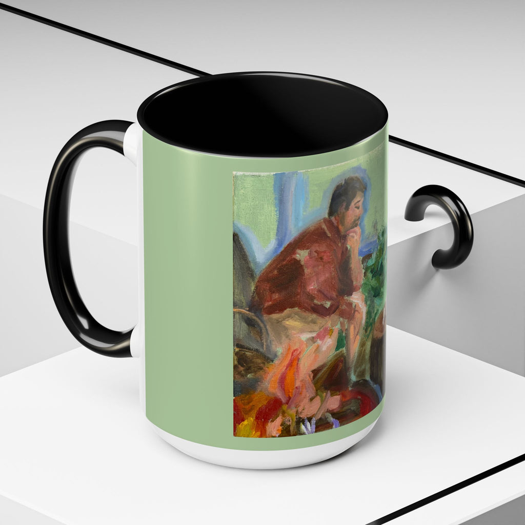 "Chess With Dad"; Accent Coffee Mug (11, 15oz)