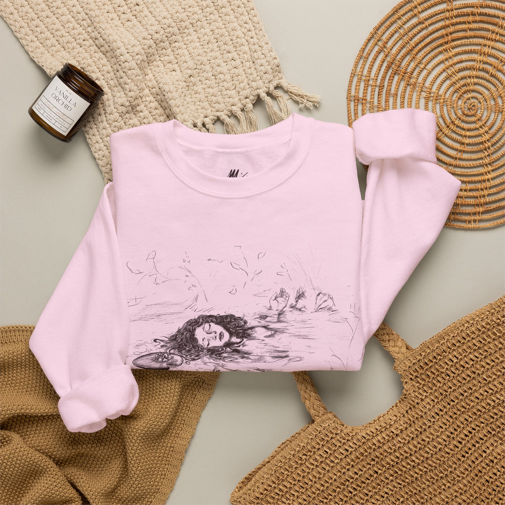 "Ophelia"; Unisex Heavy Blend™ Crewneck Sweatshirt