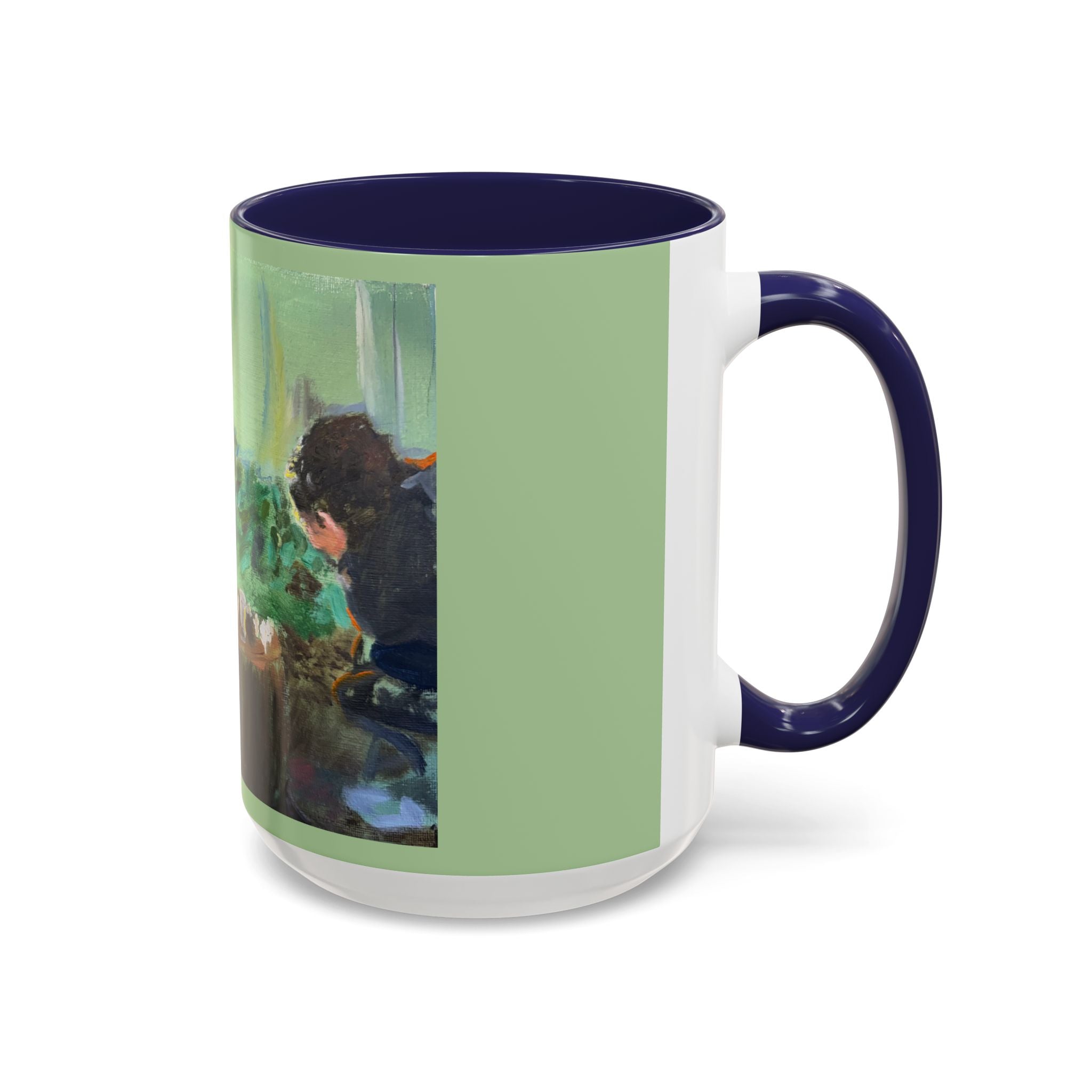 "Chess With Dad"; Accent Coffee Mug (11, 15oz)