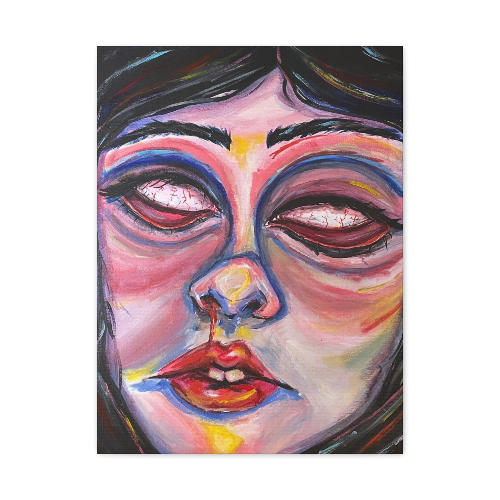 "Insomniac"; Matte Canvas, Stretched, 1.25"