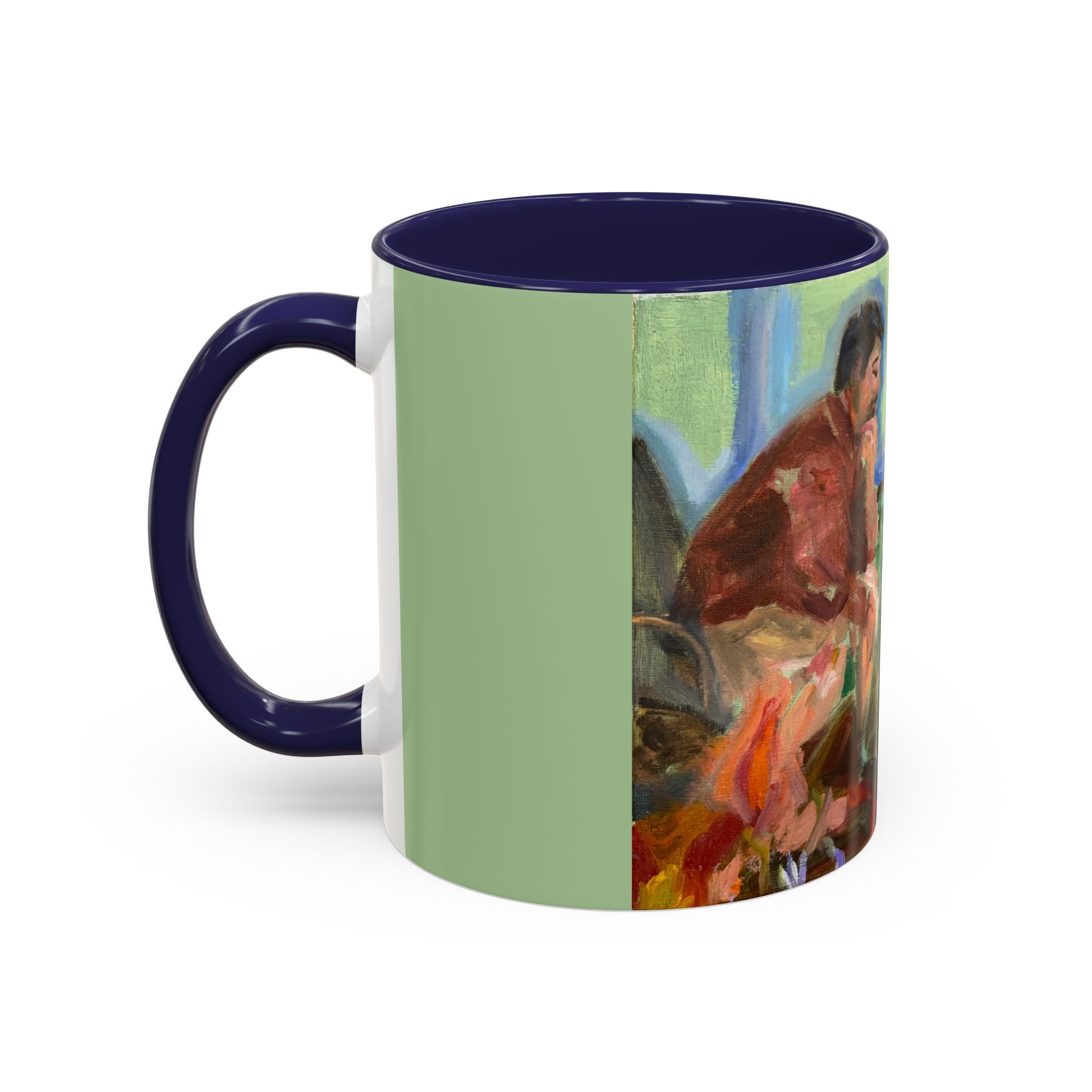 "Chess With Dad"; Accent Coffee Mug (11, 15oz)