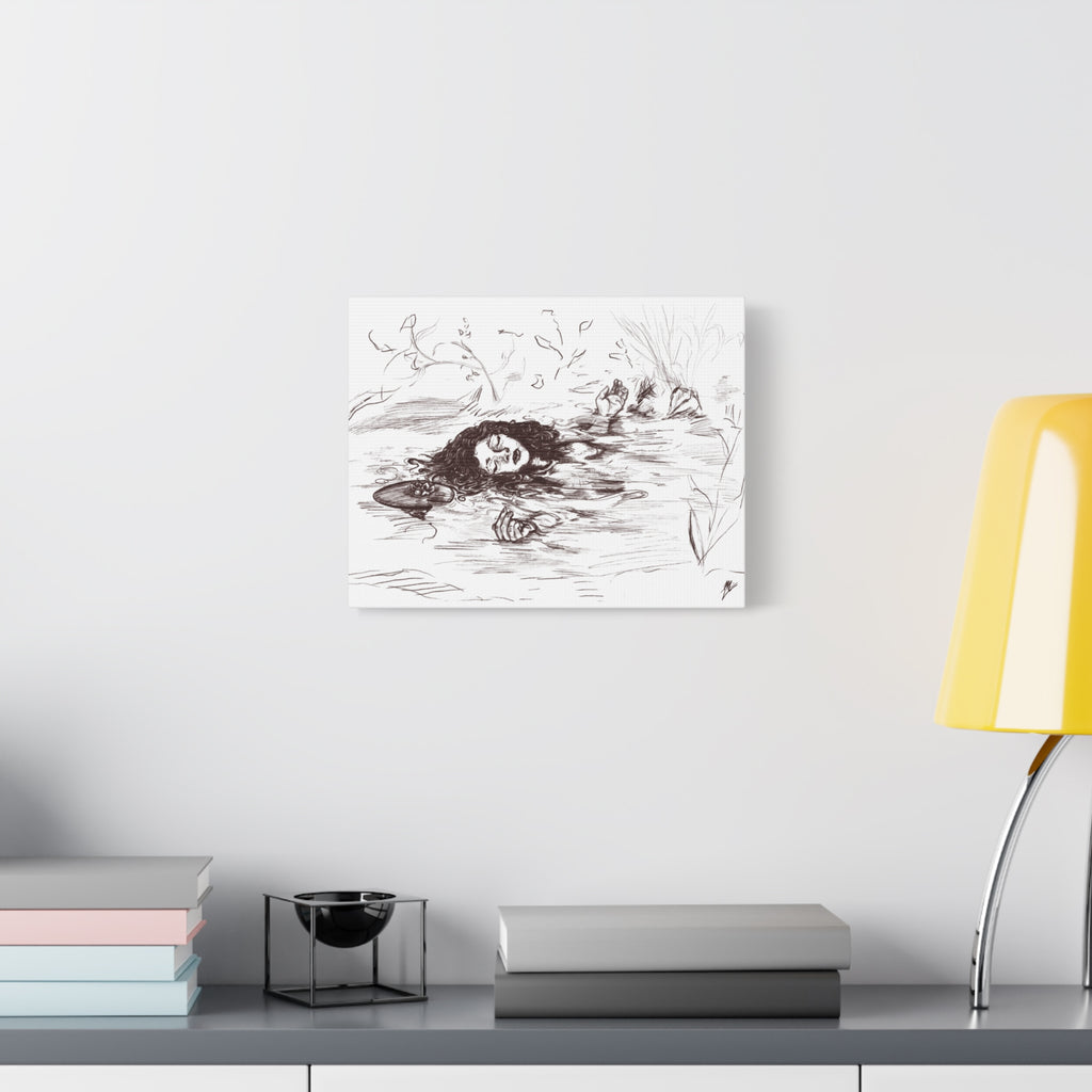 "Ophelia"; Matte Canvas, Stretched, 1.25"