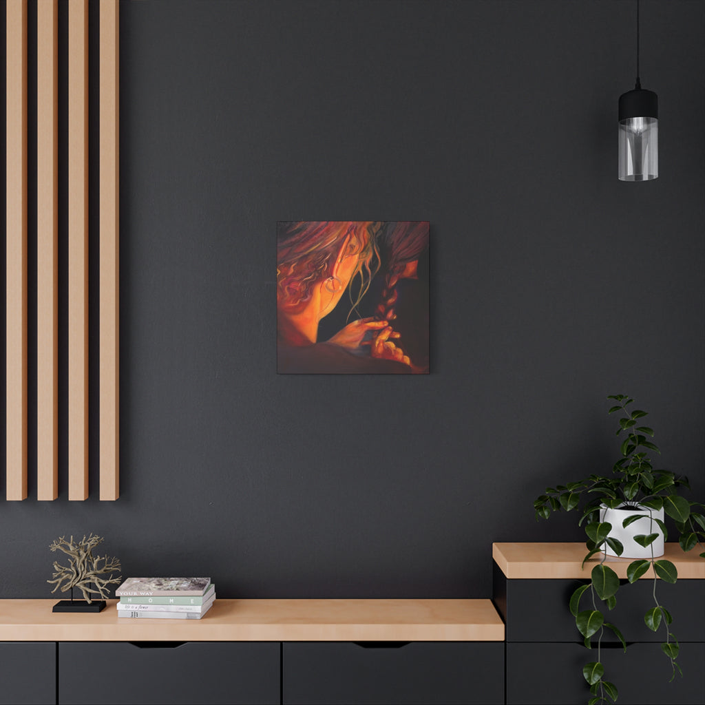 "The Weaver and the Woven"; Matte Canvas, Stretched, 1.25"