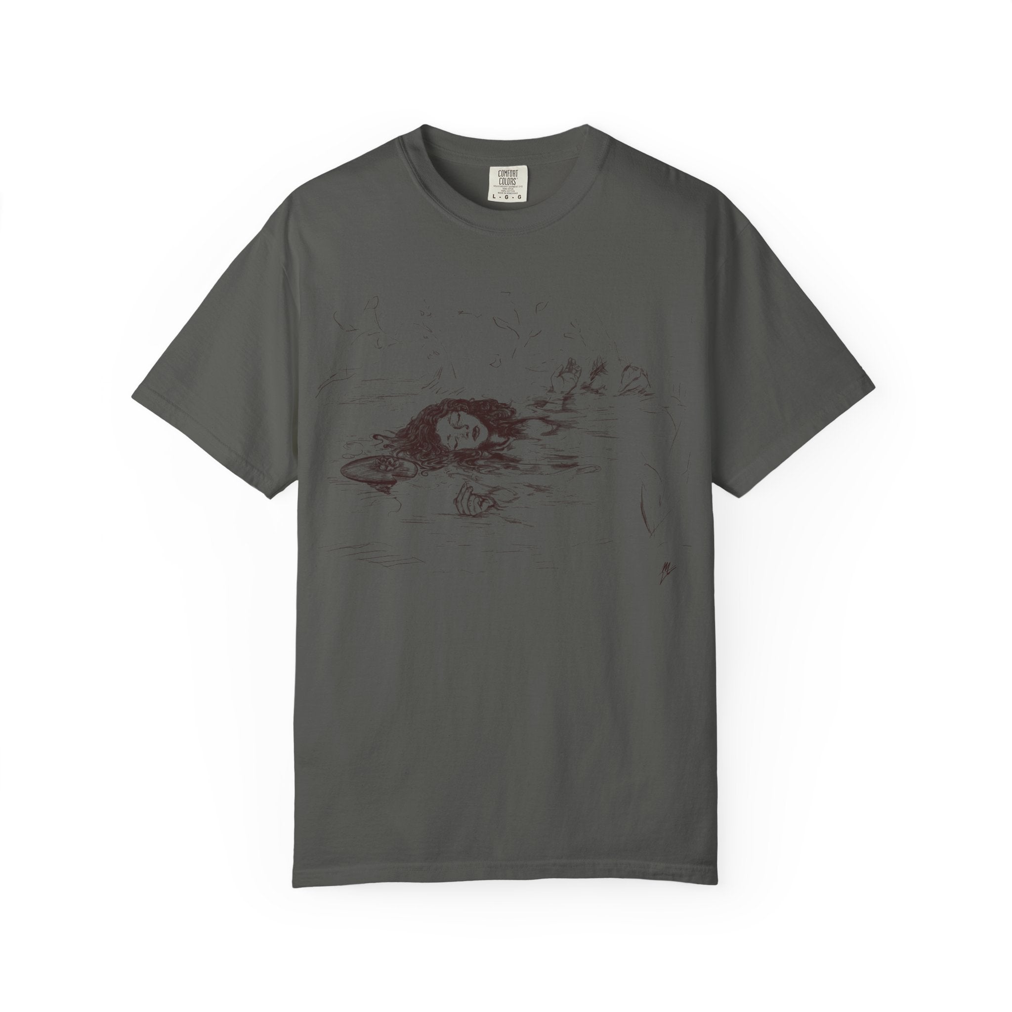 "Ophelia"; Unisex Garment-Dyed T-shirt