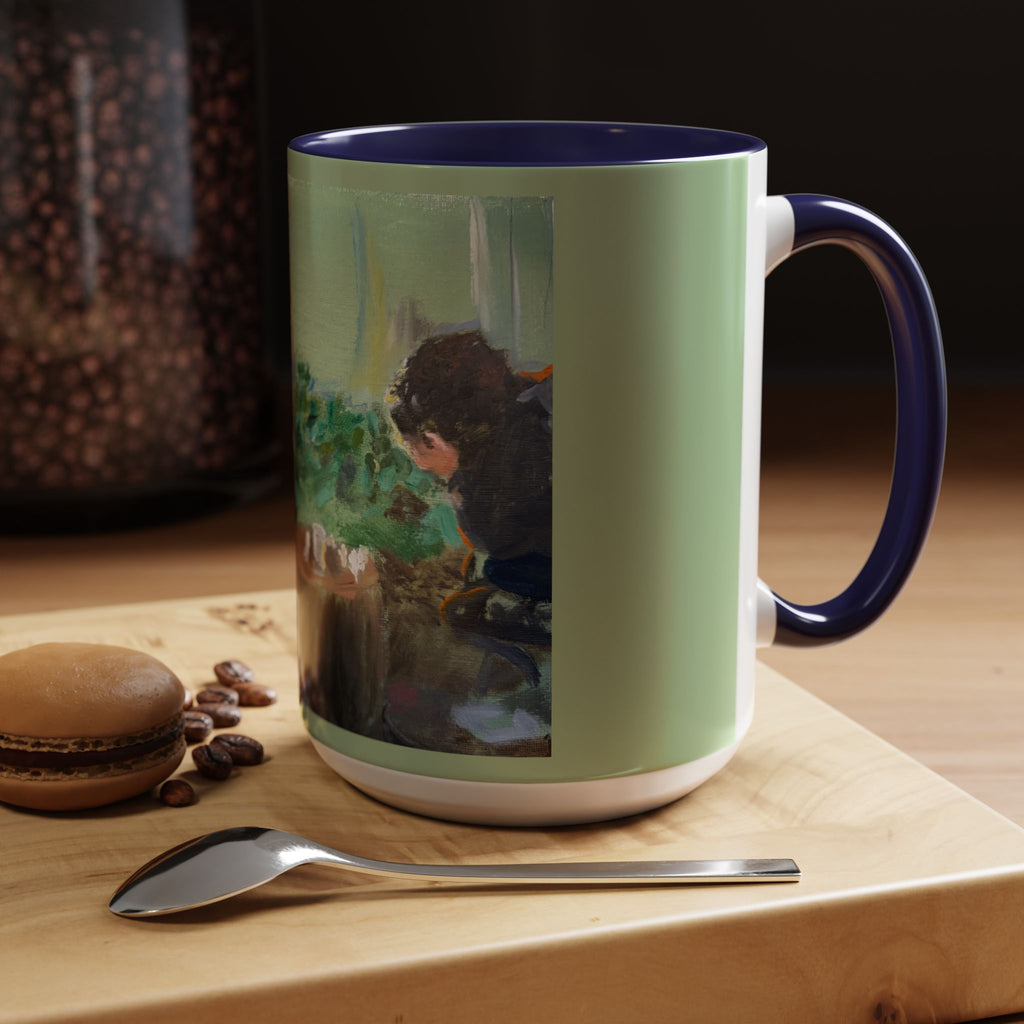 "Chess With Dad"; Accent Coffee Mug (11, 15oz)
