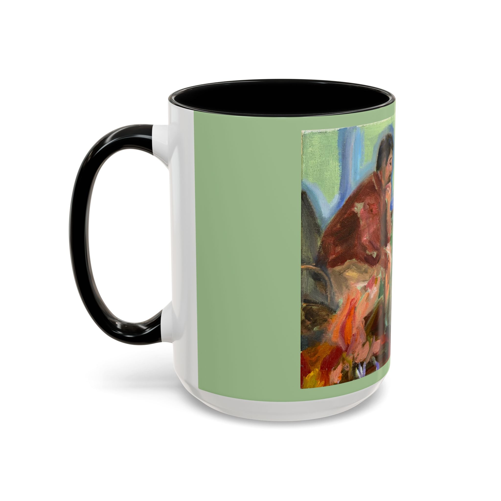 "Chess With Dad"; Accent Coffee Mug (11, 15oz)