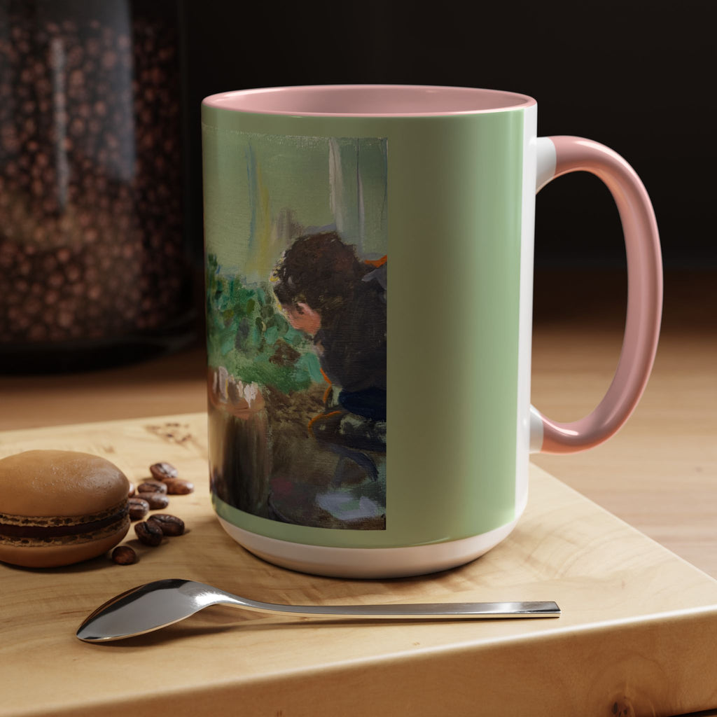 "Chess With Dad"; Accent Coffee Mug (11, 15oz)