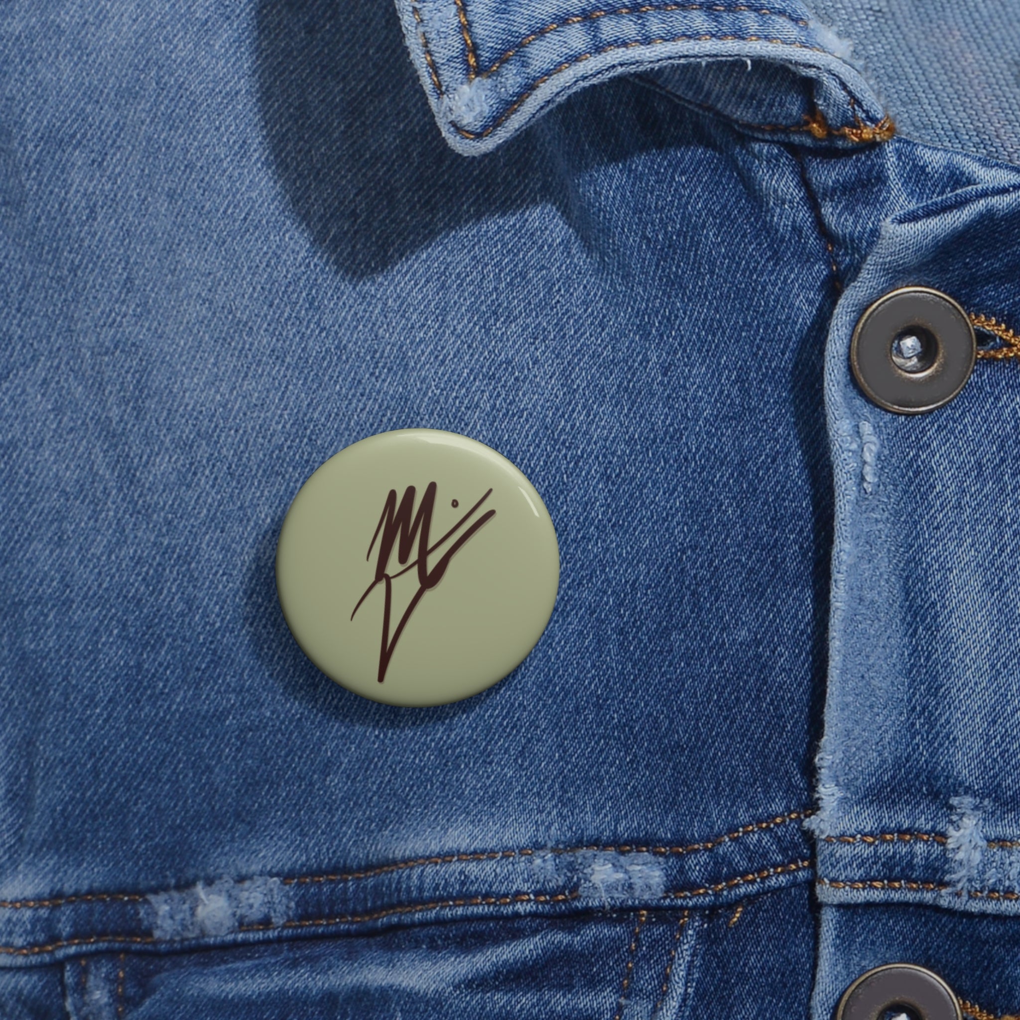Logo Pin Button