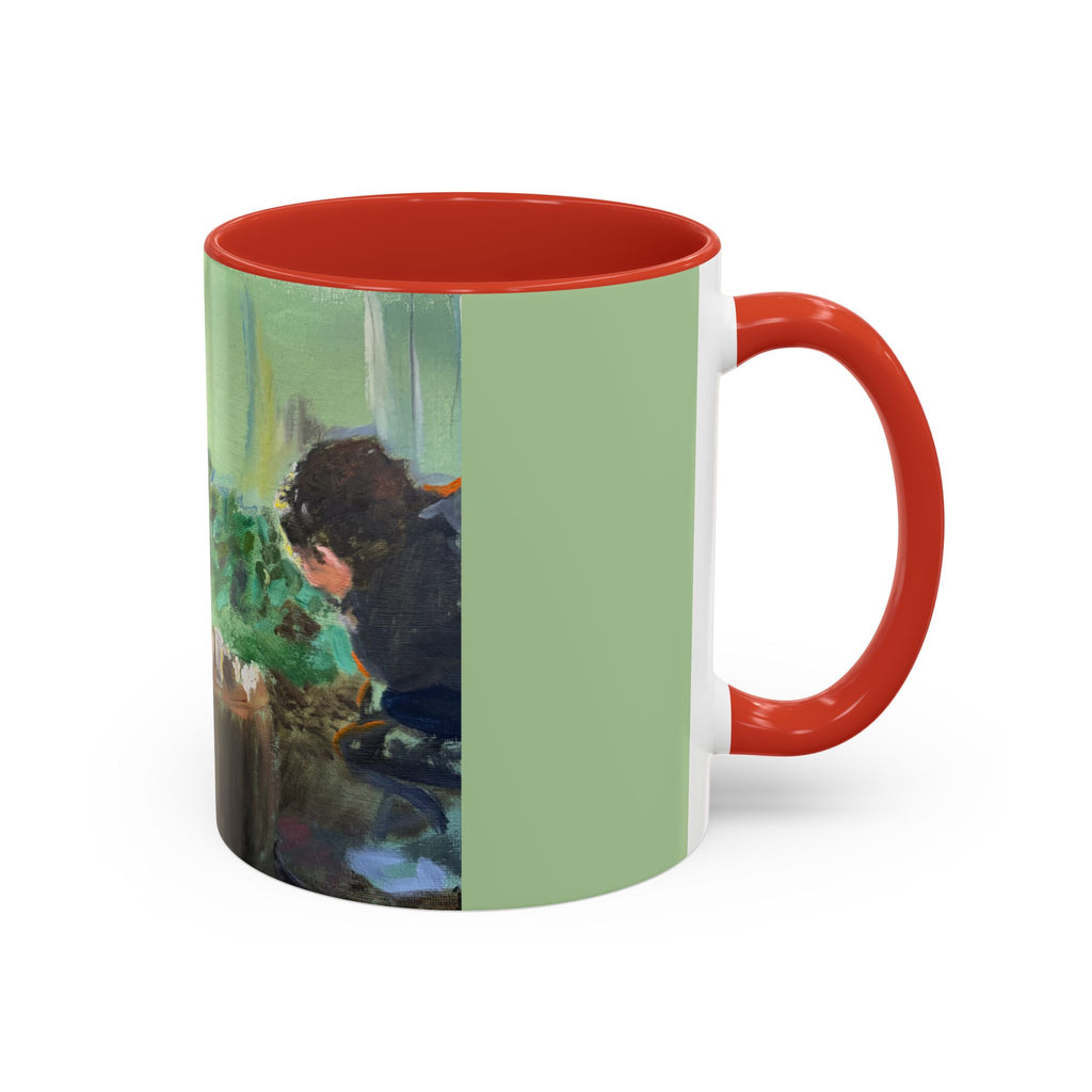 "Chess With Dad"; Accent Coffee Mug (11, 15oz)