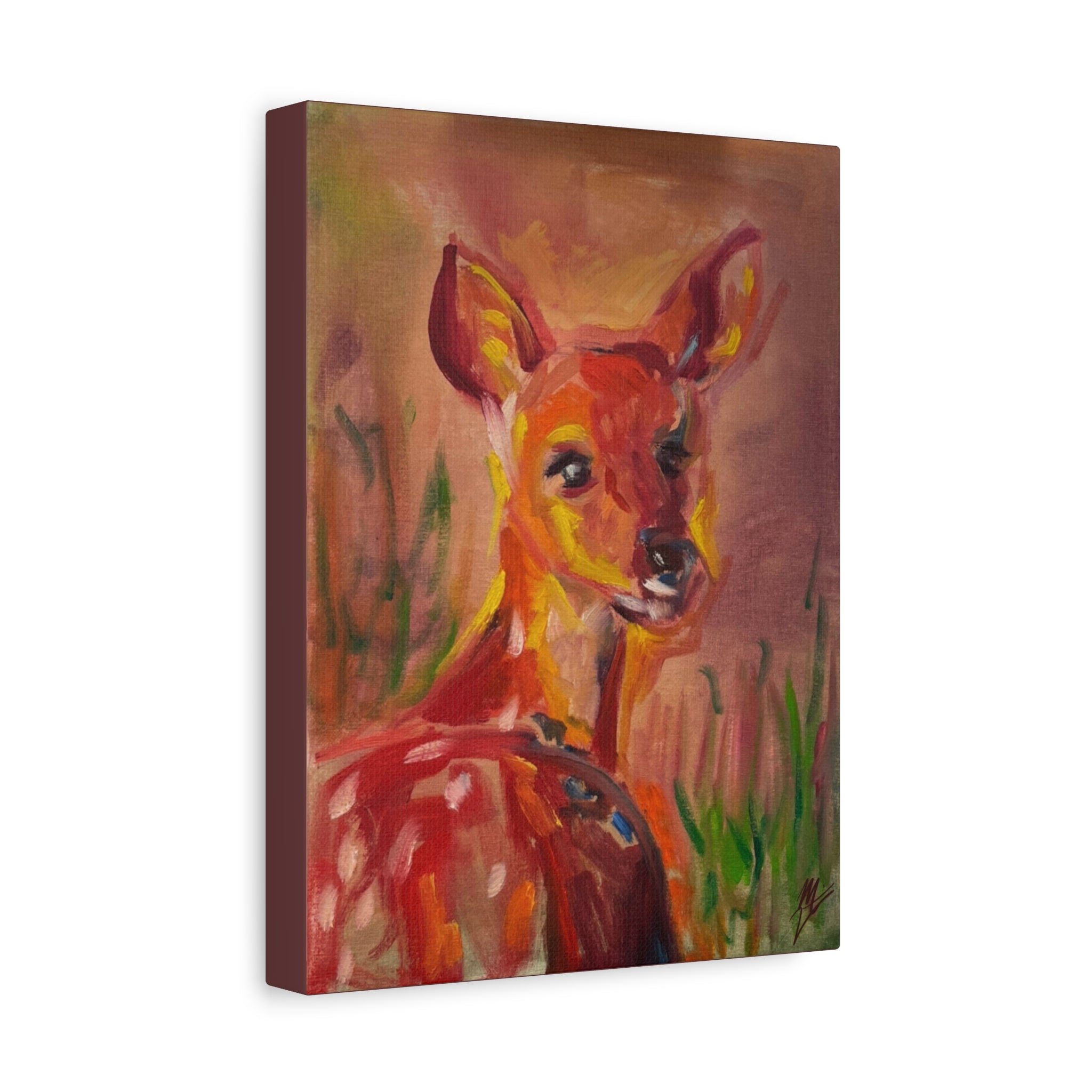 "Fawn 02"; Matte Canvas, Stretched, 1.25"