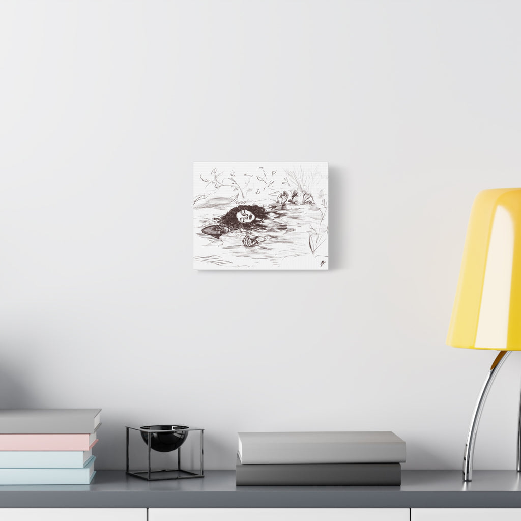 "Ophelia"; Matte Canvas, Stretched, 1.25"