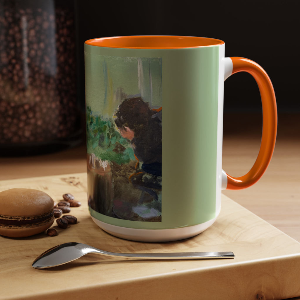 "Chess With Dad"; Accent Coffee Mug (11, 15oz)