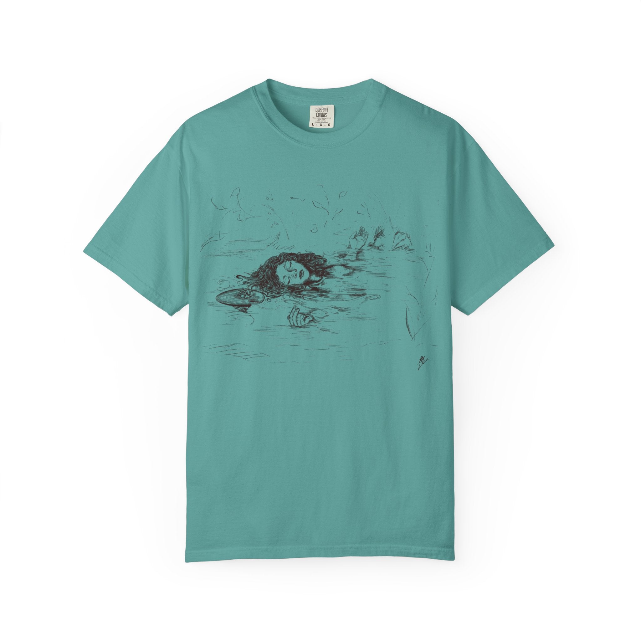 "Ophelia"; Unisex Garment-Dyed T-shirt