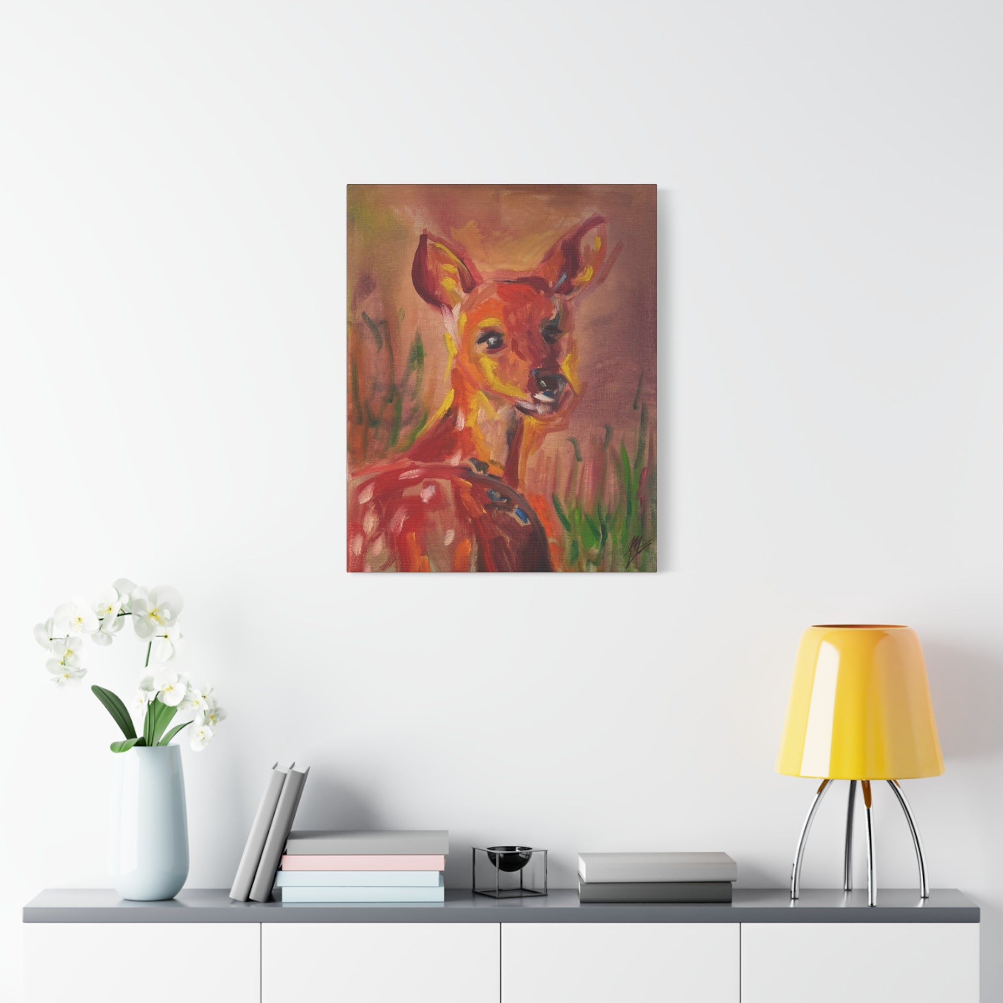 "Fawn 02"; Matte Canvas, Stretched, 1.25"