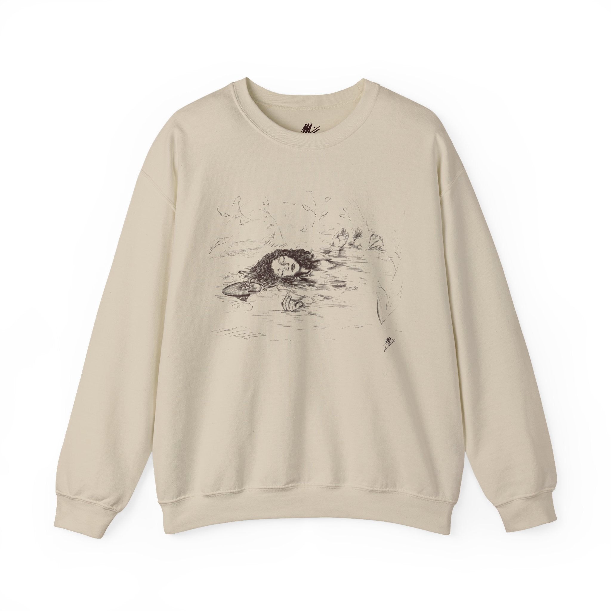 "Ophelia"; Unisex Heavy Blend™ Crewneck Sweatshirt