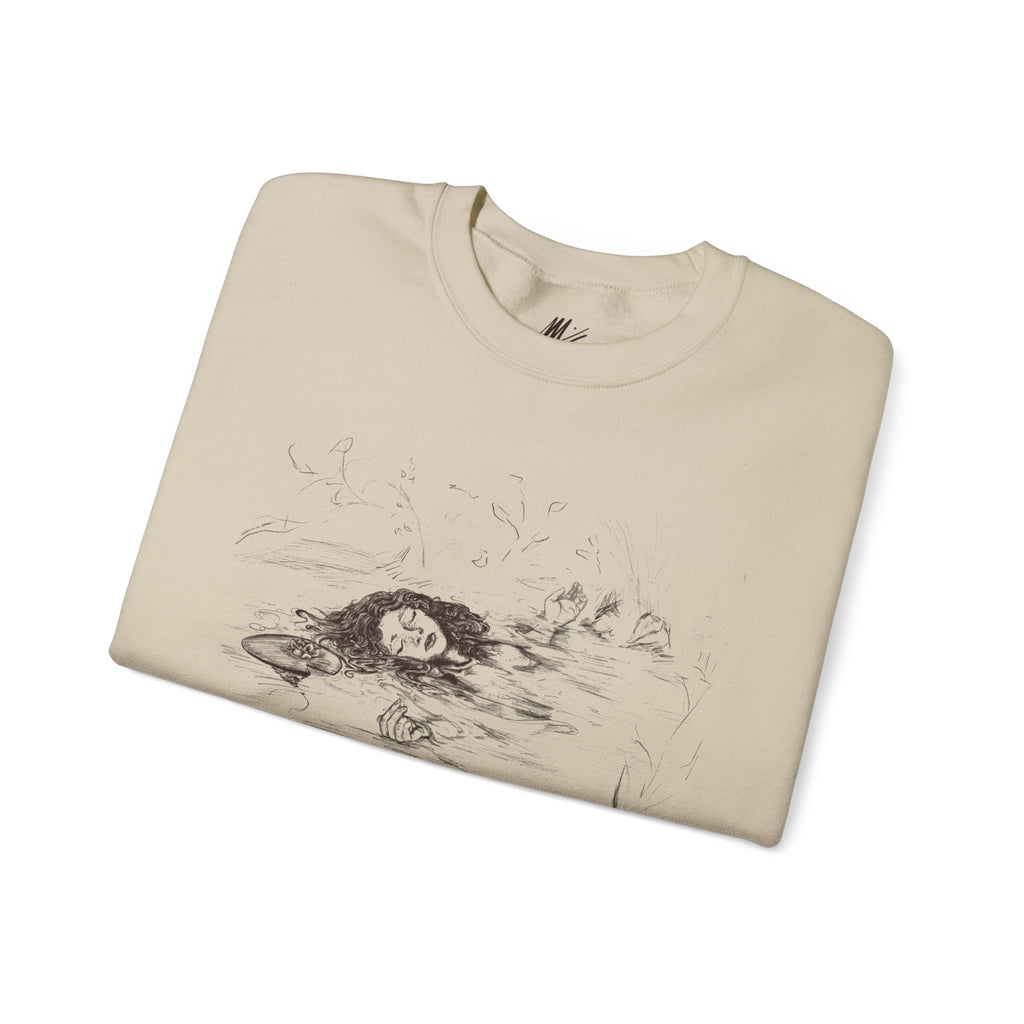 "Ophelia"; Unisex Heavy Blend™ Crewneck Sweatshirt