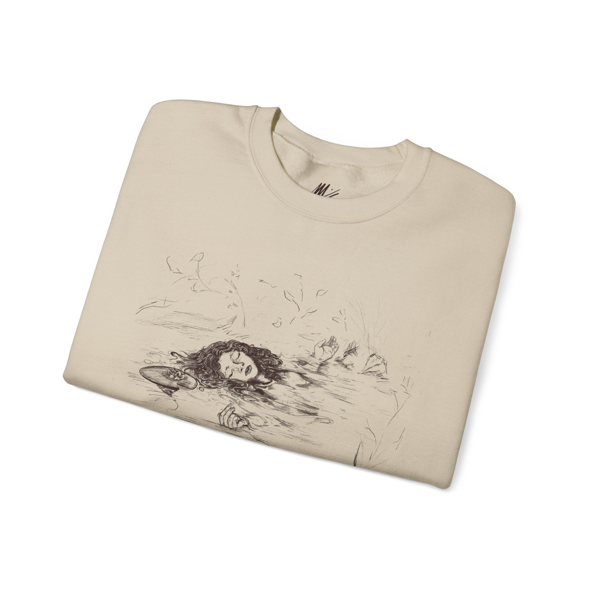 "Ophelia"; Unisex Heavy Blend™ Crewneck Sweatshirt
