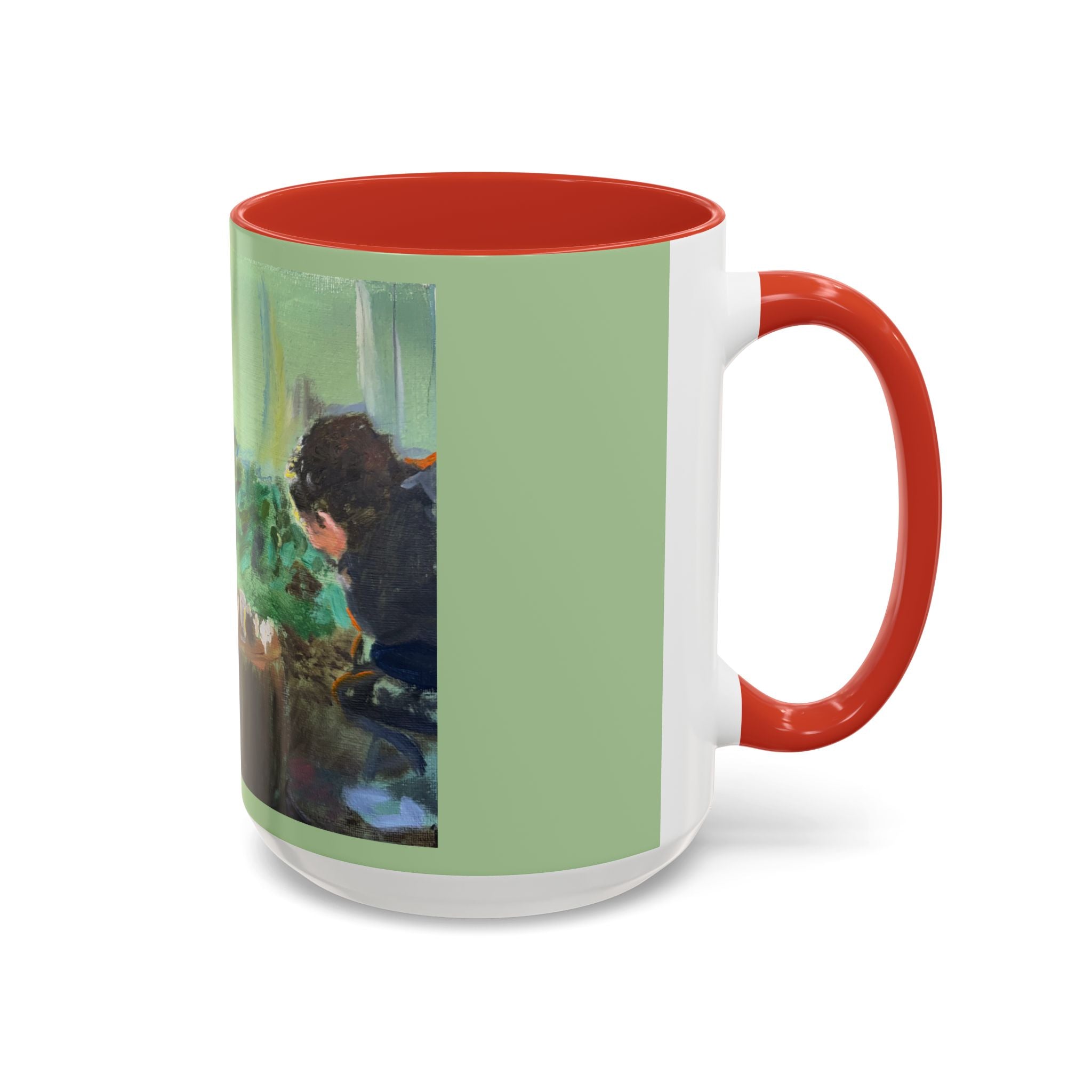 "Chess With Dad"; Accent Coffee Mug (11, 15oz)