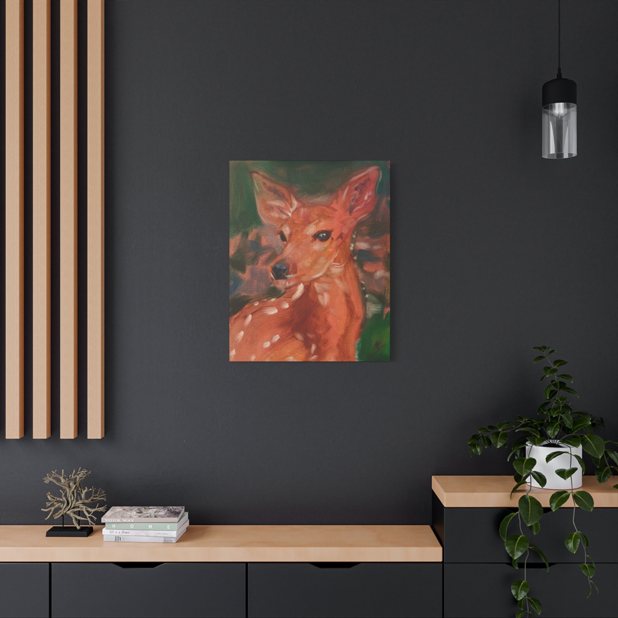 "Fawn 01"; Matte Canvas, Stretched, 1.25"