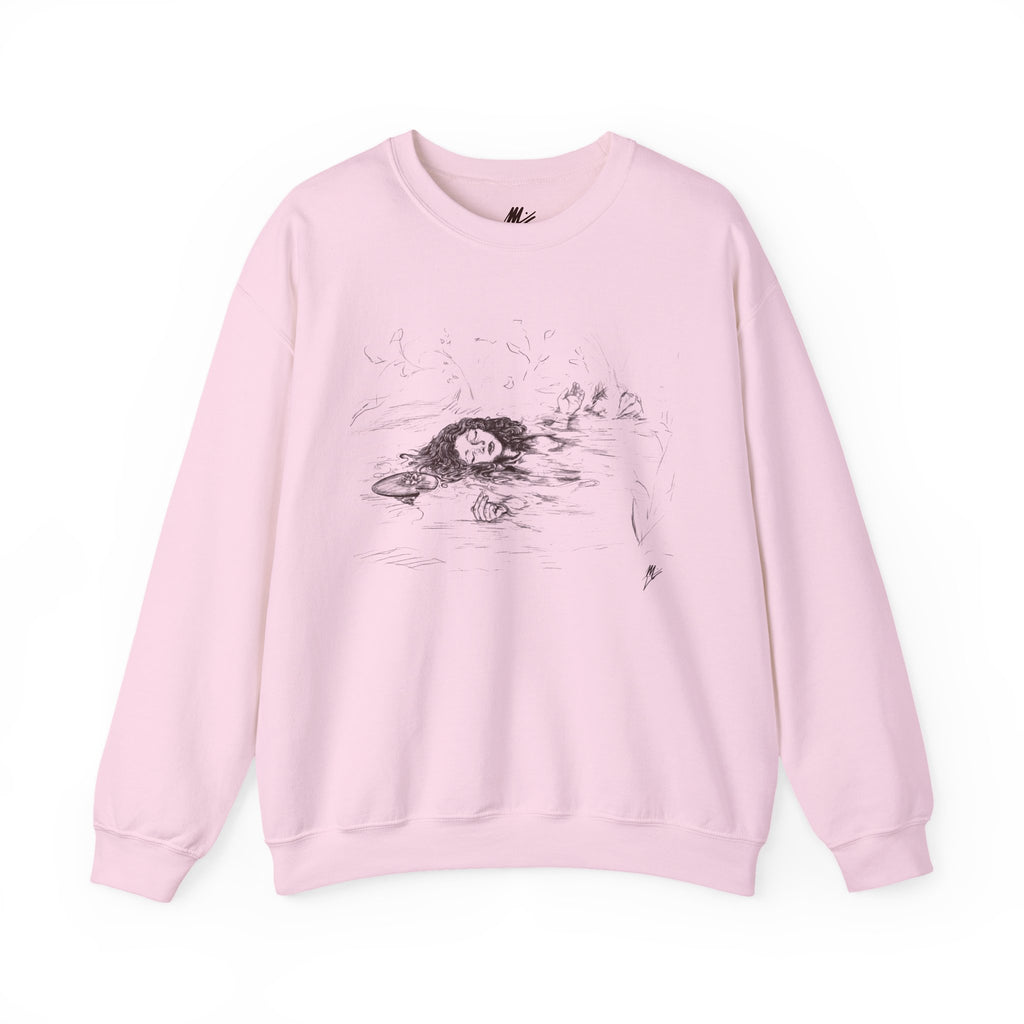 "Ophelia"; Unisex Heavy Blend™ Crewneck Sweatshirt