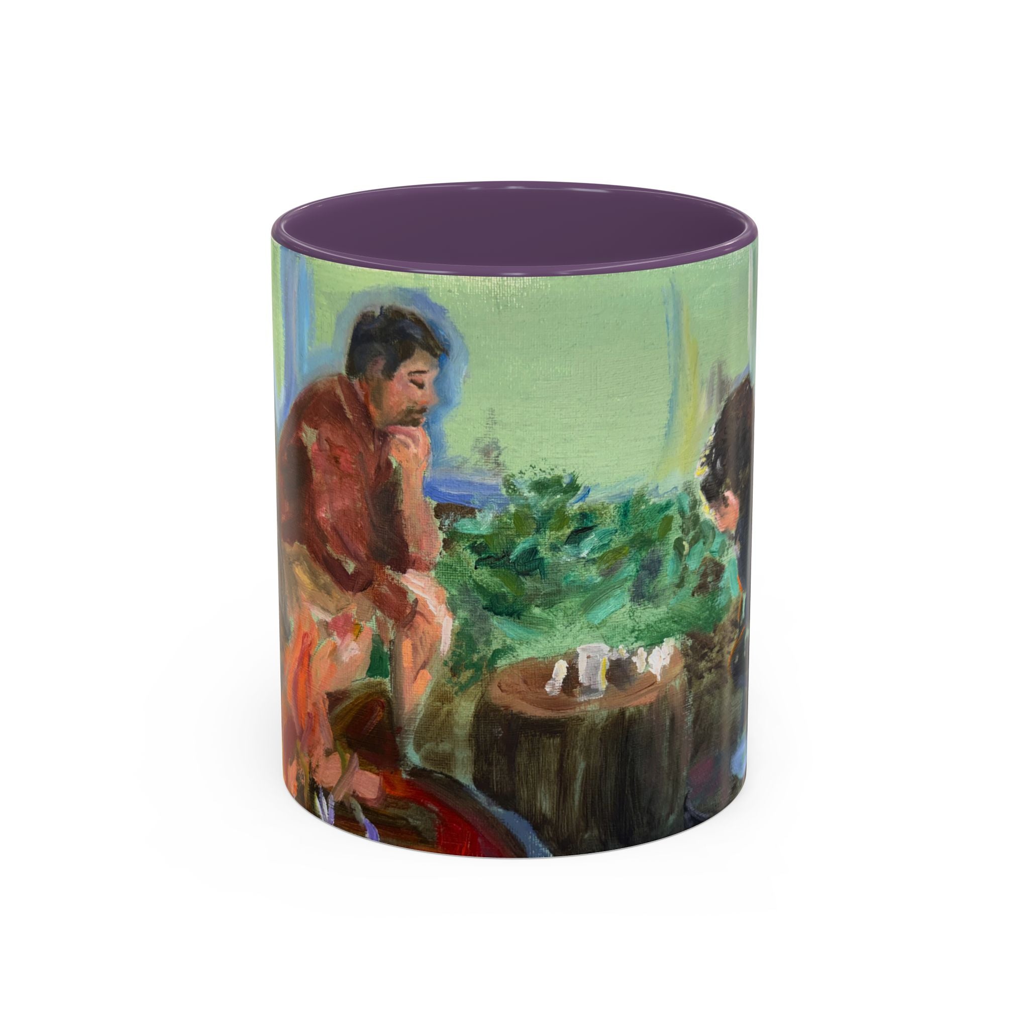 "Chess With Dad"; Accent Coffee Mug (11, 15oz)