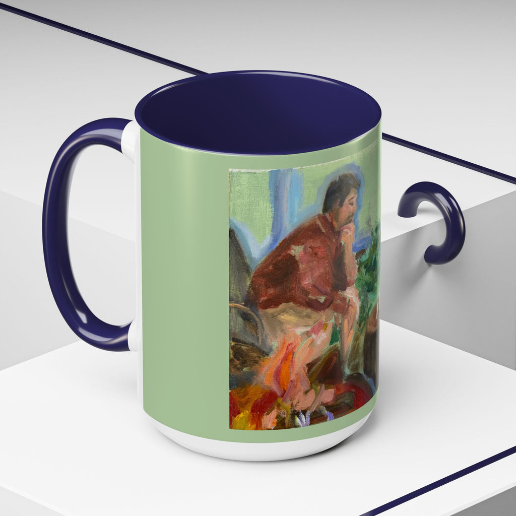 "Chess With Dad"; Accent Coffee Mug (11, 15oz)