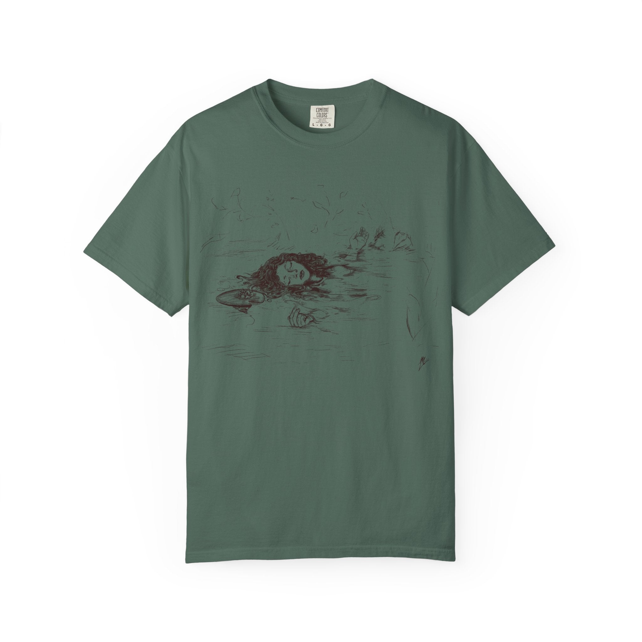 "Ophelia"; Unisex Garment-Dyed T-shirt