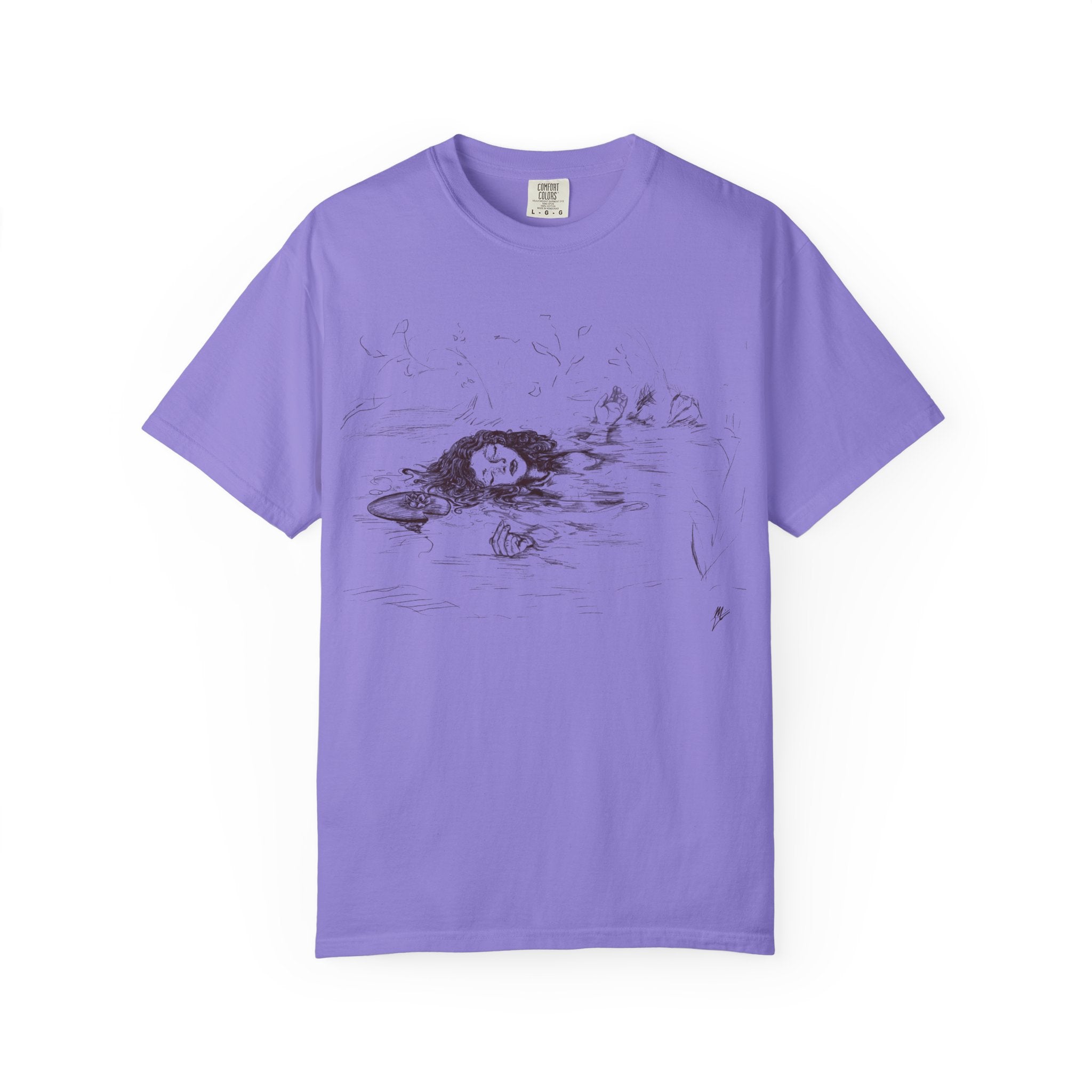 "Ophelia"; Unisex Garment-Dyed T-shirt