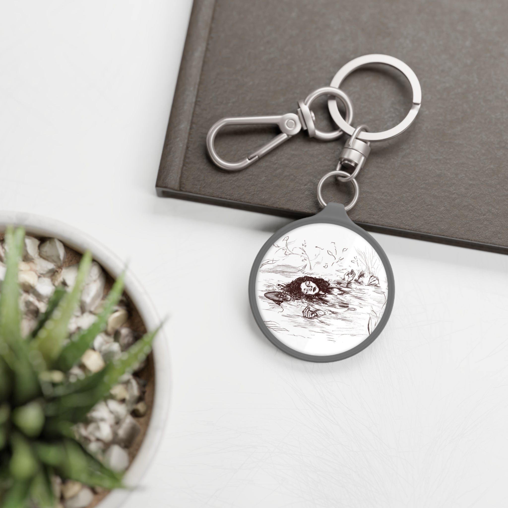 "Ophelia"; Keyring Tag
