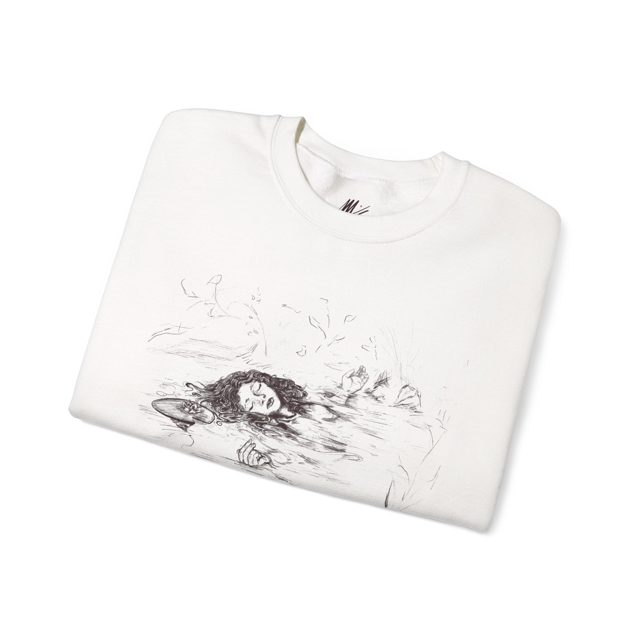 "Ophelia"; Unisex Heavy Blend™ Crewneck Sweatshirt