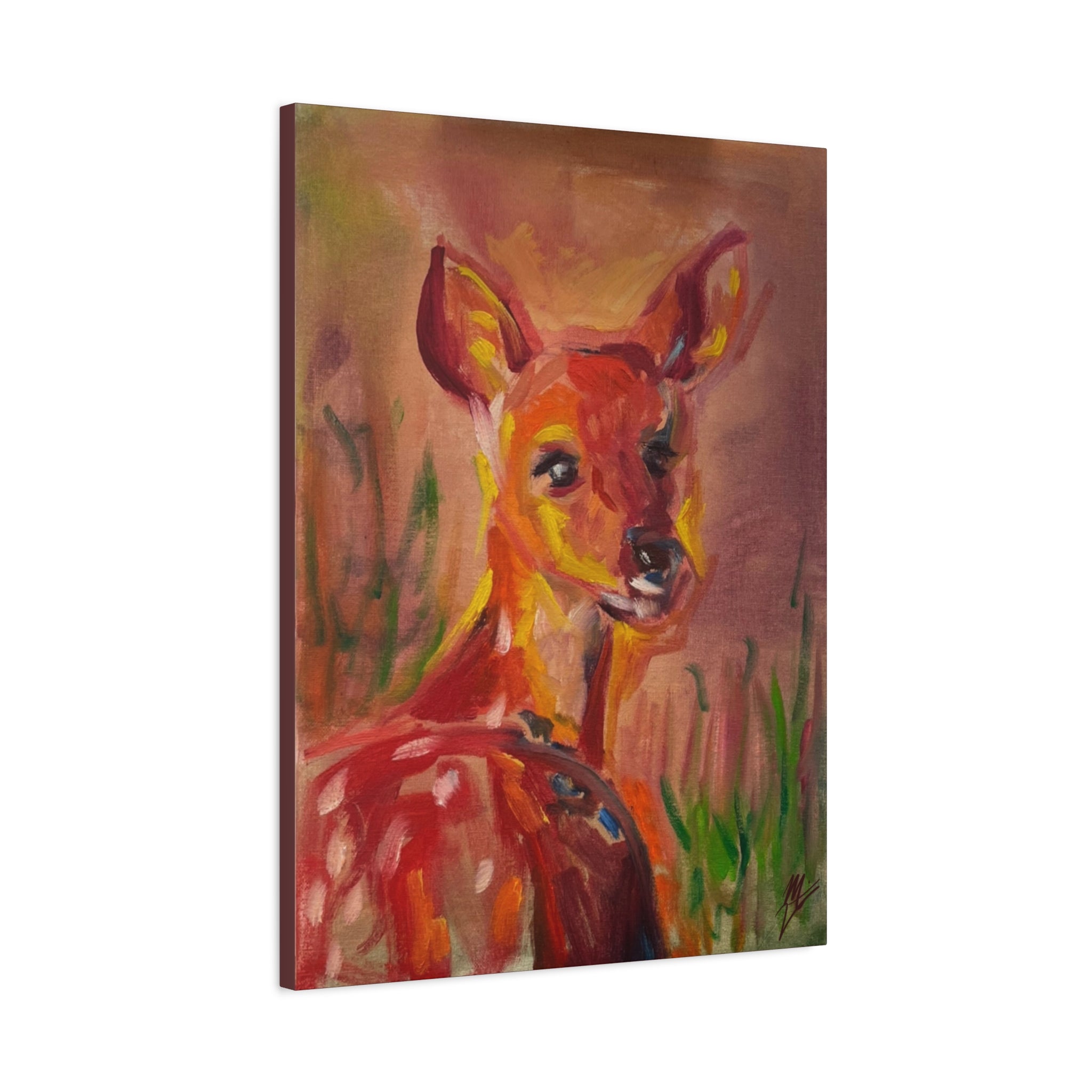 "Fawn 02"; Matte Canvas, Stretched, 1.25"