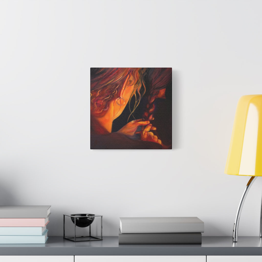 "The Weaver and the Woven"; Matte Canvas, Stretched, 1.25"