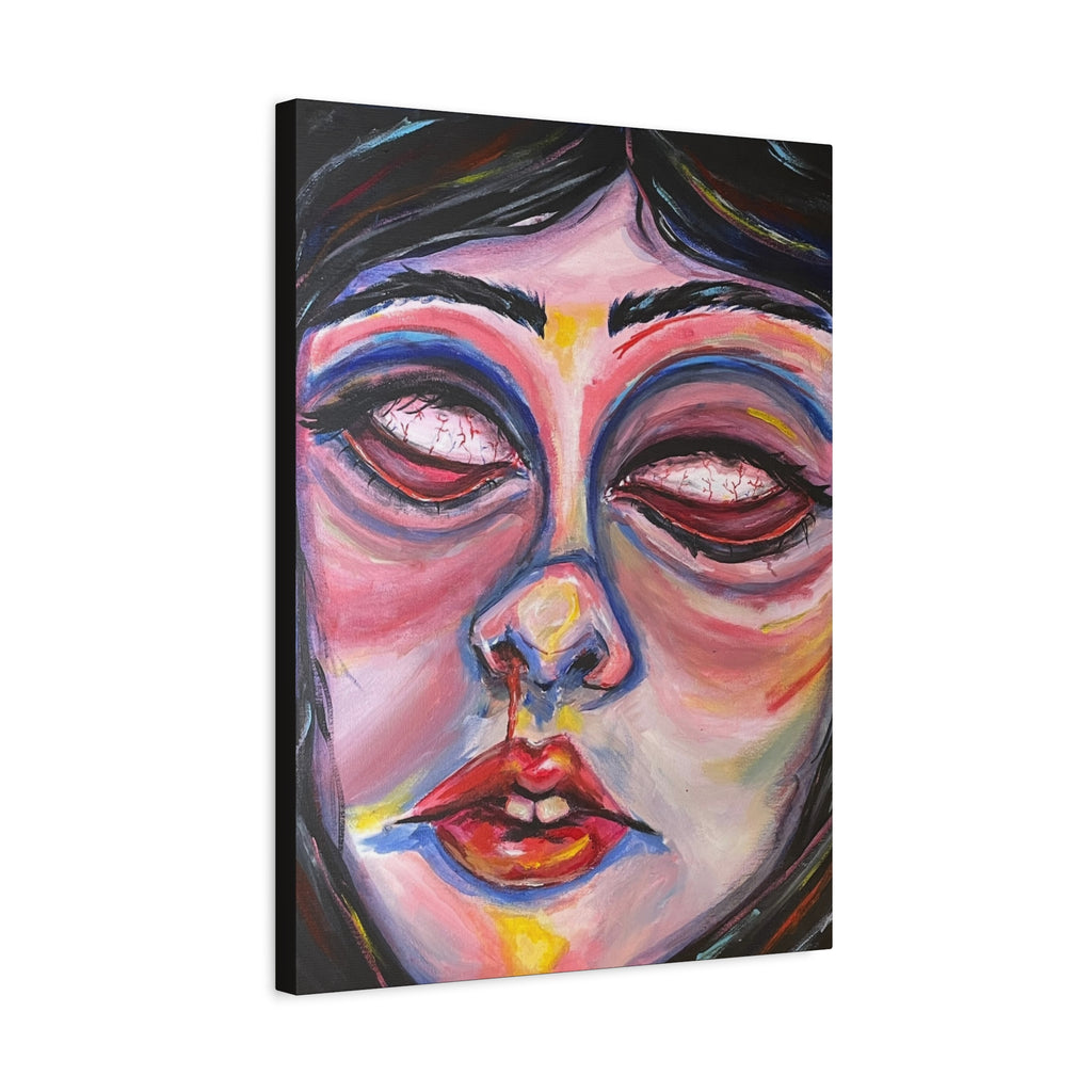 "Insomniac"; Matte Canvas, Stretched, 1.25"
