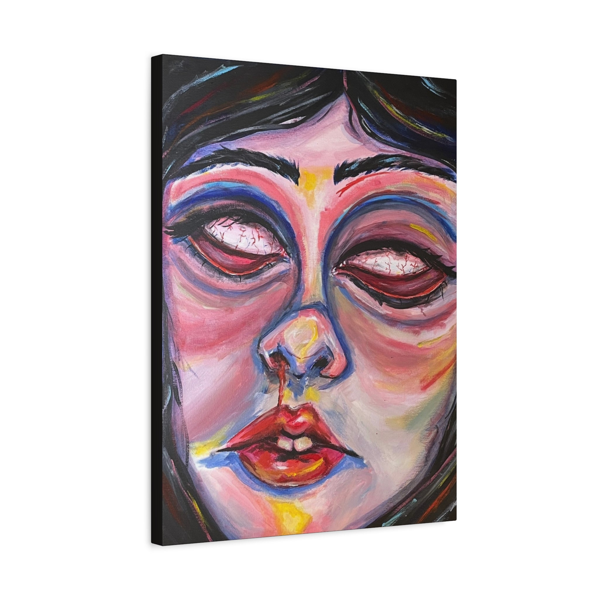 "Insomniac"; Matte Canvas, Stretched, 1.25"