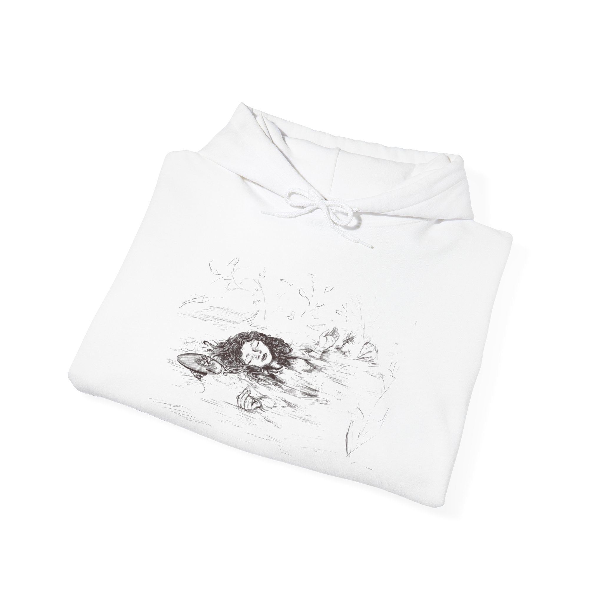 "Ophelia"; Unisex Heavy Blend™ Hooded Sweatshirt